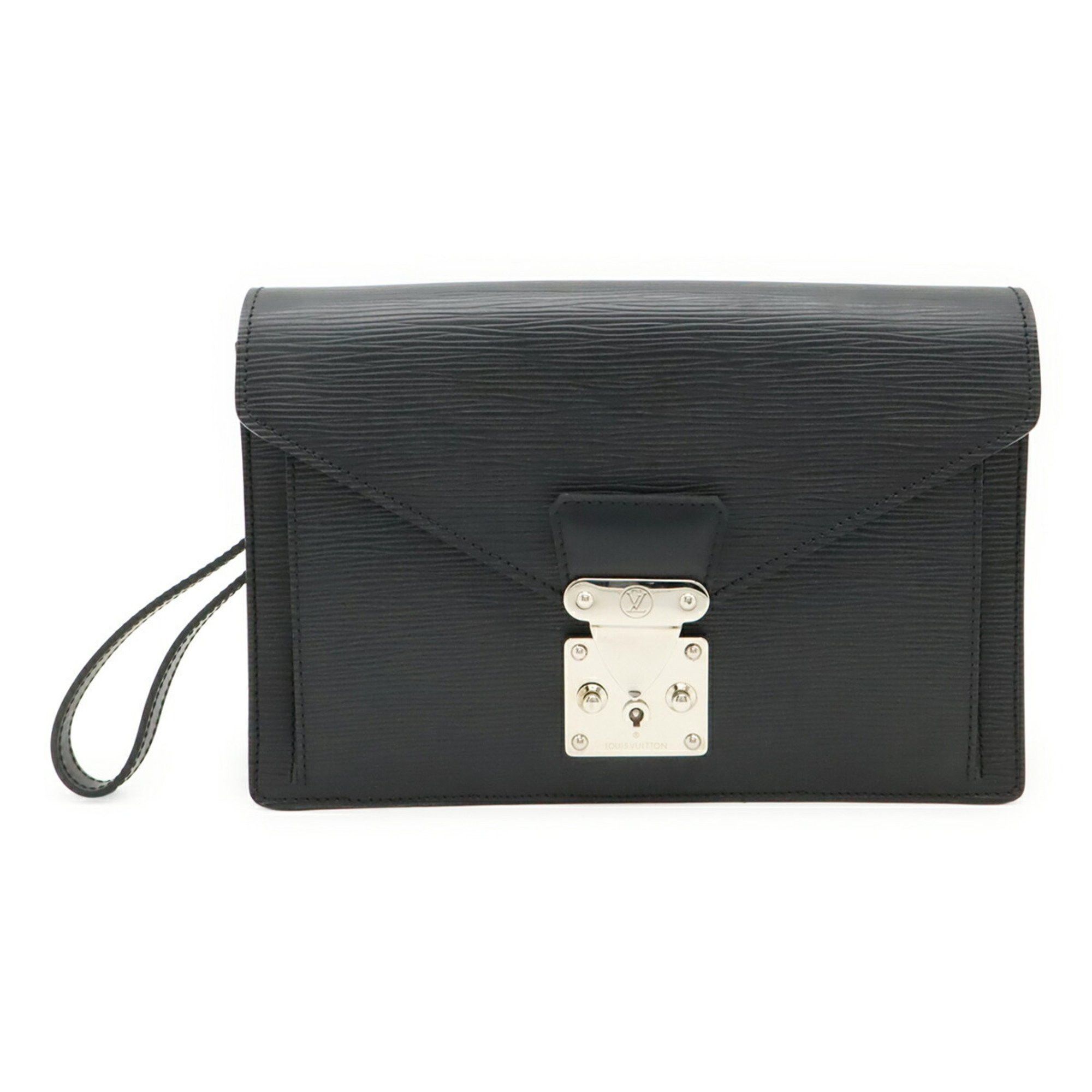 LOUIS VUITTON Epi Leather Pochette Serie Dragonne Second Bag Noir Black Non-sticky M52762