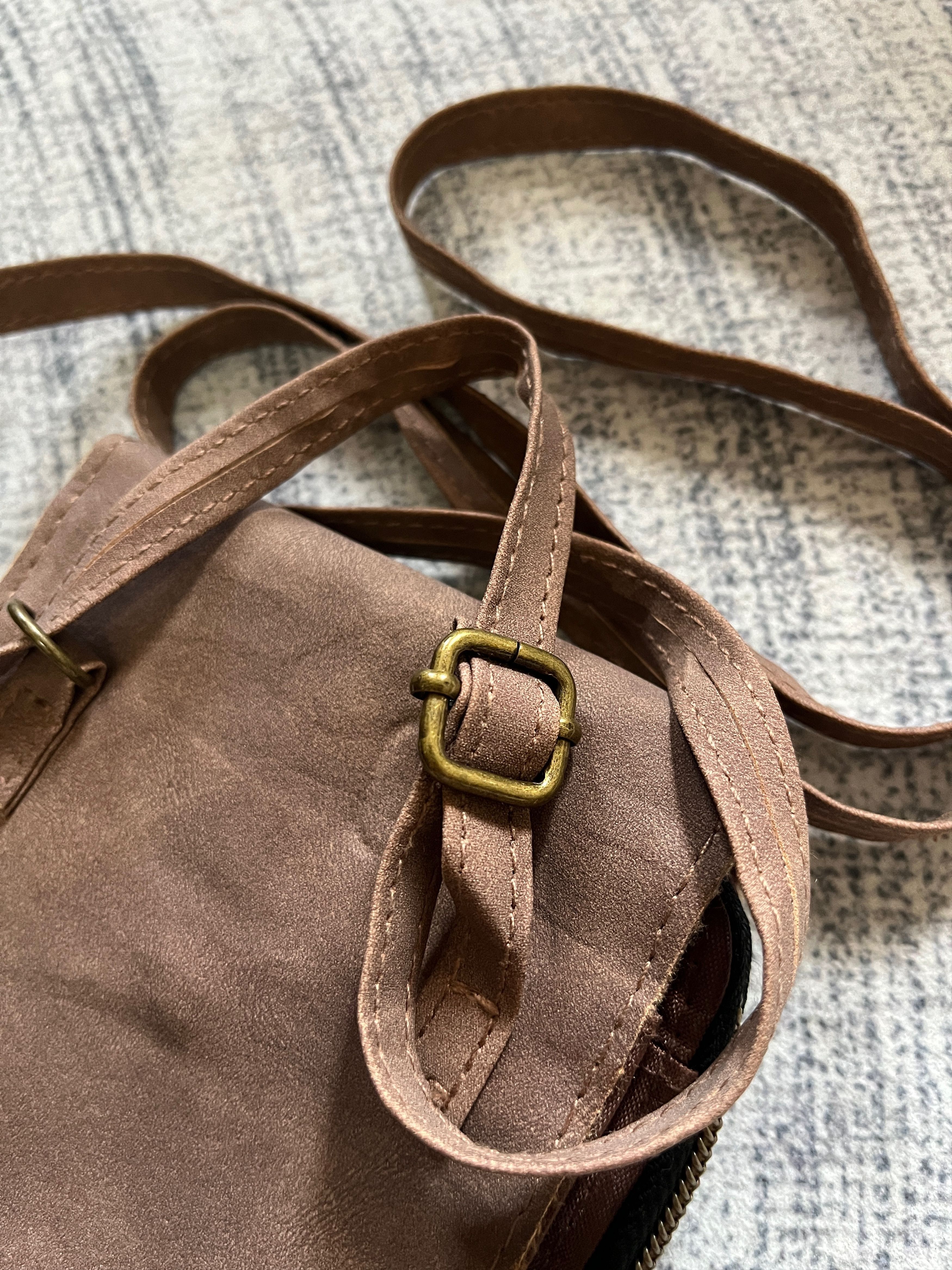 NANO universe Nano Universe Suede Leather Small Size Sling Bag Size ONE SIZE - 4 Thumbnail