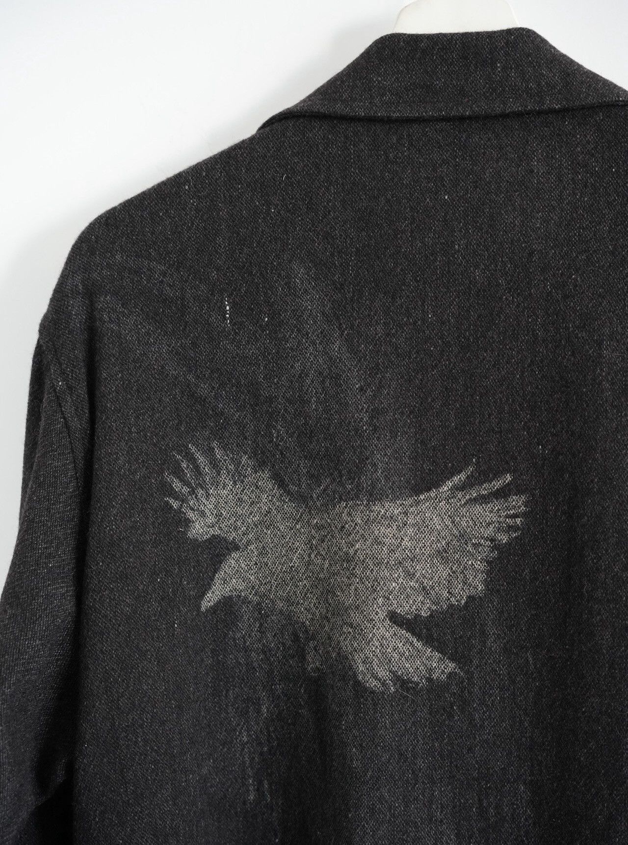 Yohji Yamamoto Yohji Yamamoto 26SS Crow Zip-Up Shirt Jacket Size US L / EU 52-54 / 3 - 5 Thumbnail