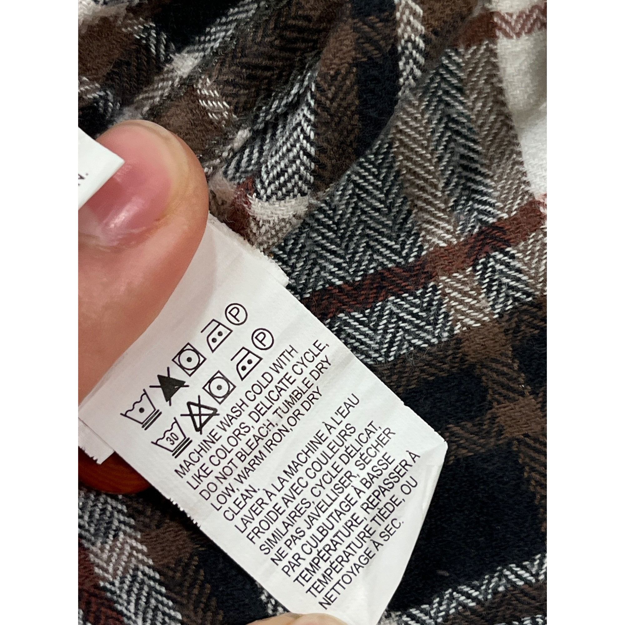 Lucky Brand Lucky Brand SKU 7631 Mens Plaid Button Up Long Sleeve Shirt Size US L / EU 52-54 / 3 - 13 Thumbnail