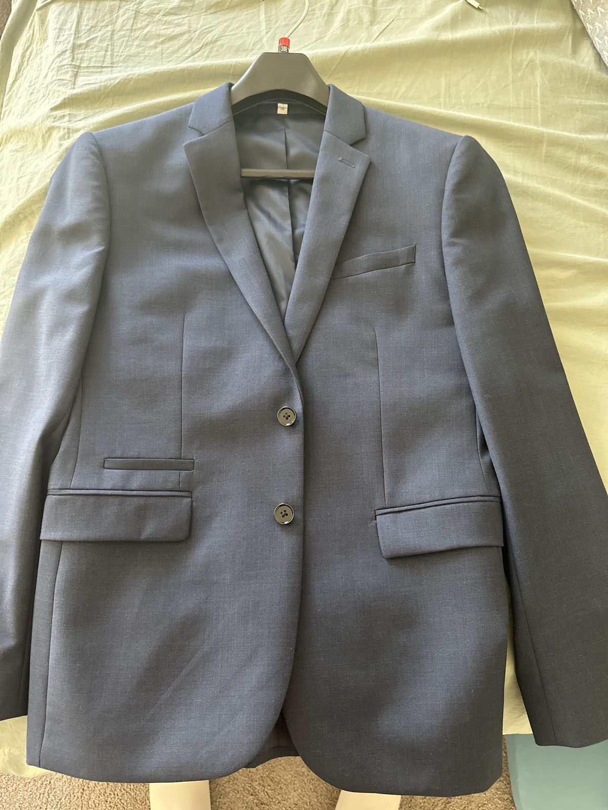 Express Express Navy Suit Jacket -38S Size 38S - 1 Thumbnail
