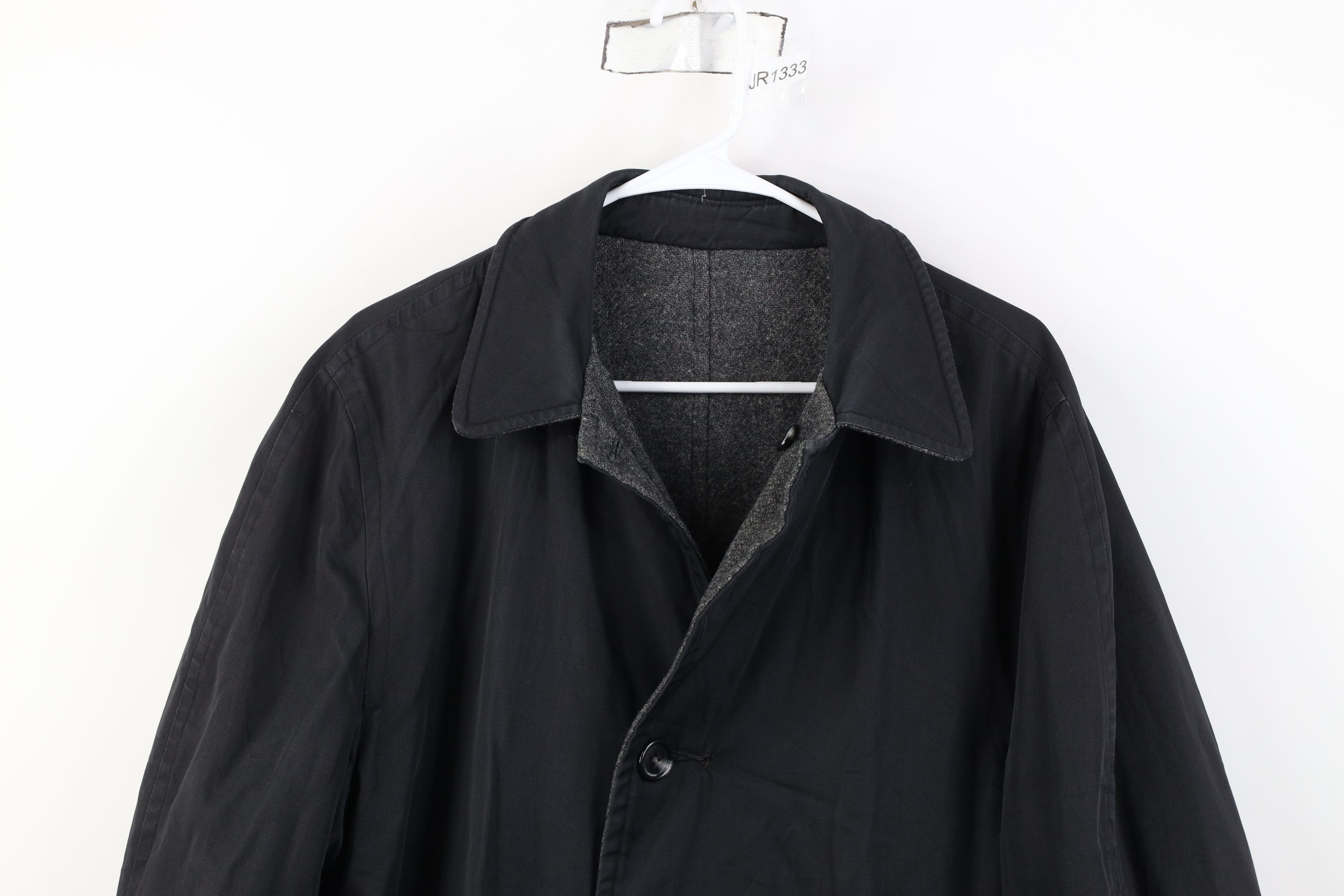 Vintage Vintage 60s Rockabilly Reversible Wool Trench Coat USA Size US XXL / EU 58 / 5 - 2 Thumbnail