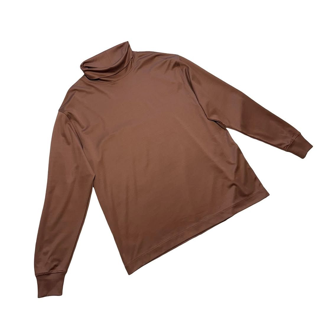Lemaire FW23 Cotton Turtleneck in Brown Size US M / EU 48-50 / 2 - 5 Thumbnail