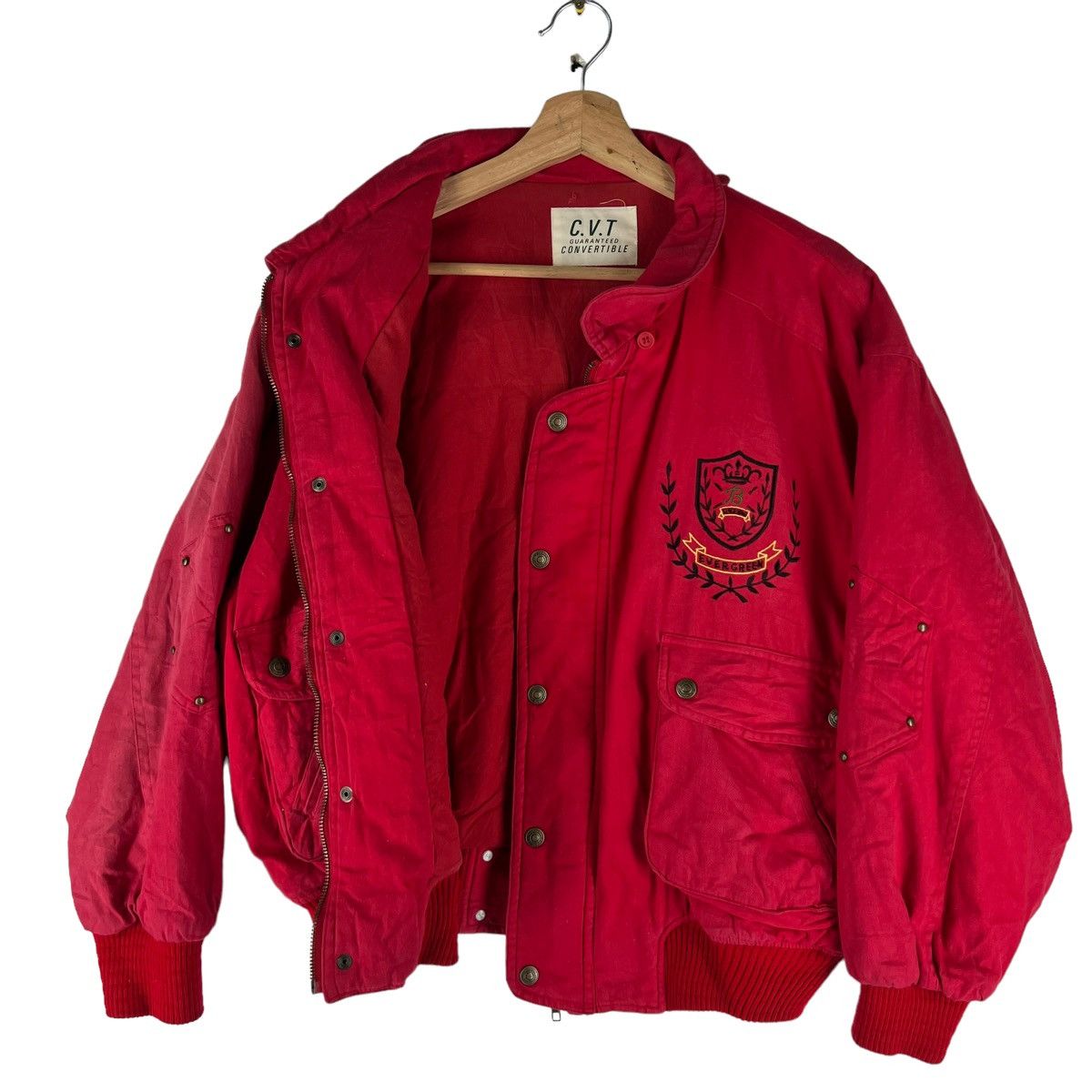 Japanese Brand 🔥VINTAGE BOMBER JACKET JUMPER CVT EDENHALLCLUB Size US M / EU 48-50 / 2 - 8 Thumbnail