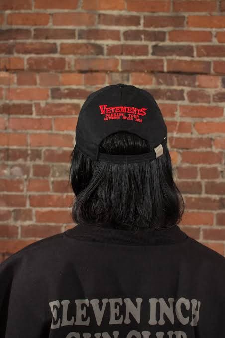 image of Vetements X Parking Tour Hat - F/w'16 in Black, Men's