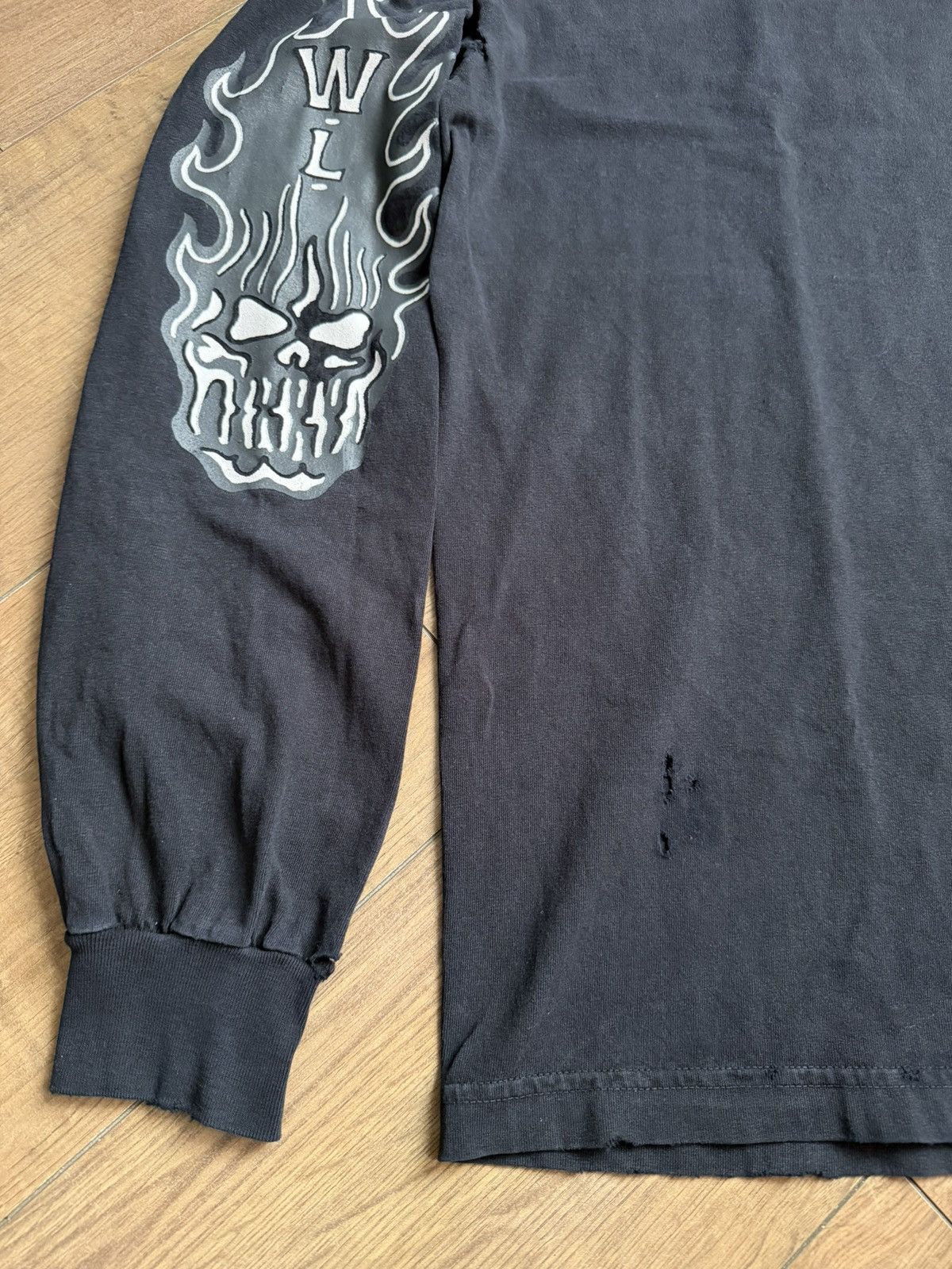 Warren Lotas Warren Lotas Flame Reaper Distressed Longsleeve Tee Size US L / EU 52-54 / 3 - 2 Thumbnail