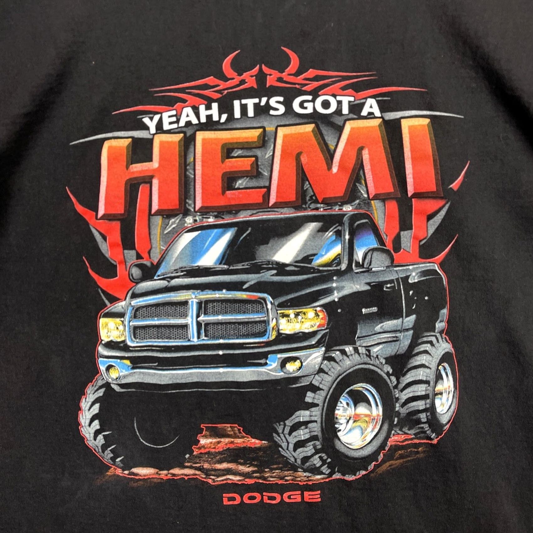 Vintage Dodge Shirt Mens 2XL Black Yeah Its Got A Hemi Vintage Short Sleeve Size US XXL / EU 58 / 5 - 4 Thumbnail