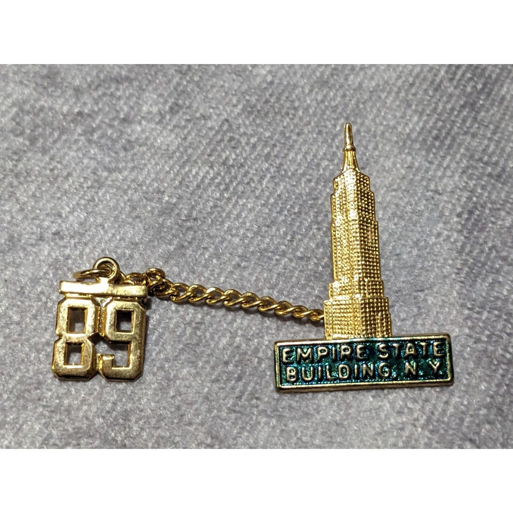Other Vintage 80s Empire State Building Souvenir Pin Size ONE SIZE - 3 Thumbnail