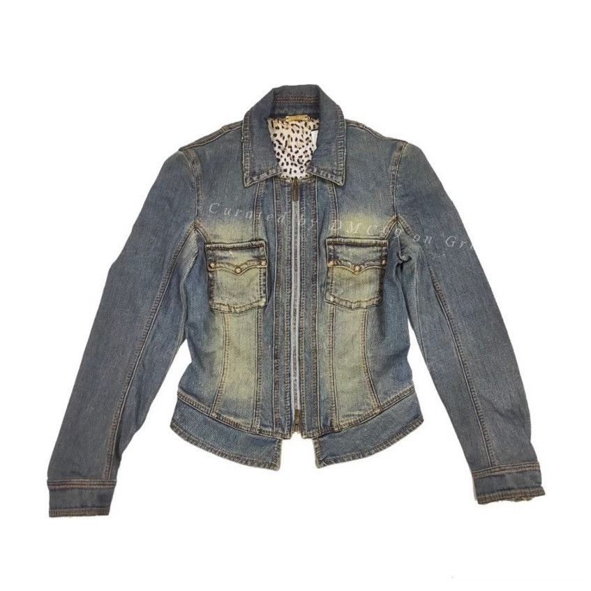 Roberto Cavalli Vintage Roberto Cavalli Denim Jacket Size M / US 6-8 / IT 42-44 - 1 Thumbnail