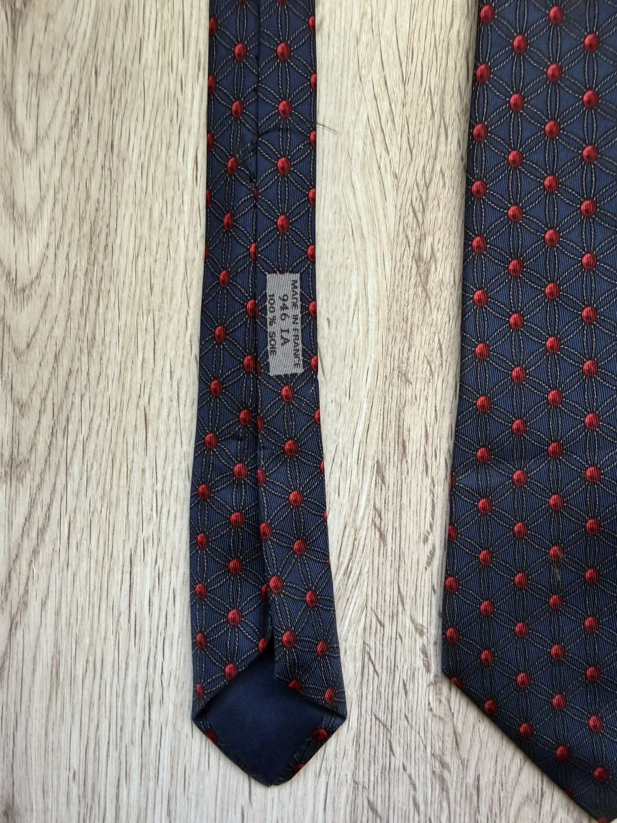 Hermes Hermes tie floral monogram silk Size ONE SIZE - 6 Thumbnail