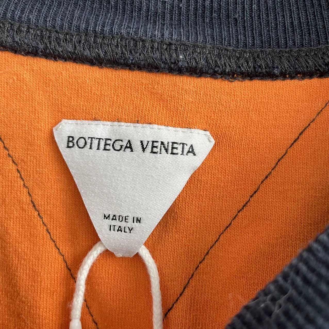 Bottega Veneta Bottega Veneta Navy Blue T-shirt L Orange Lining 95New Size US L / EU 52-54 / 3 - 3 Thumbnail