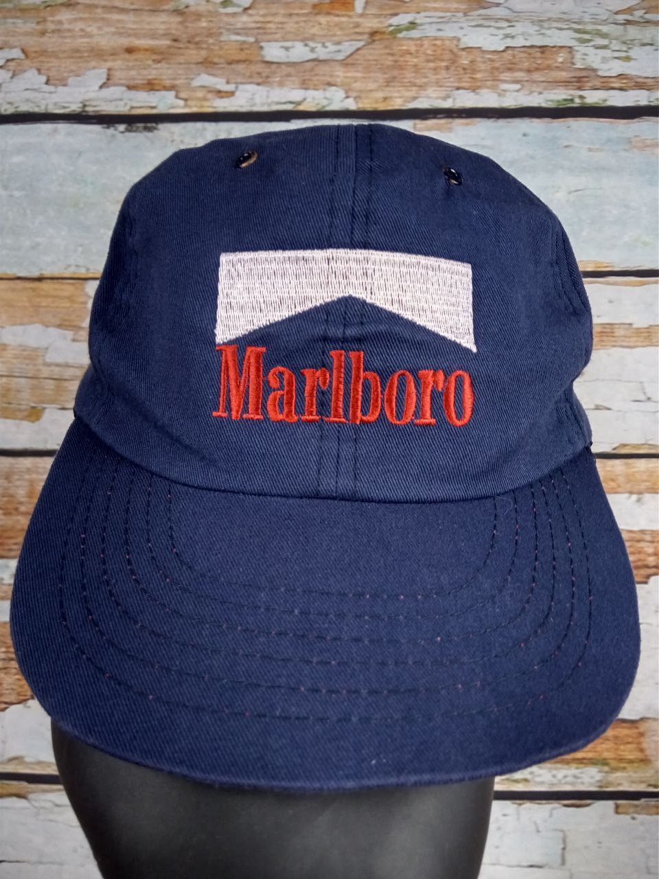 Marlboro Vintage Marlboro Blue Cap Hat Size ONE SIZE - 1 Thumbnail