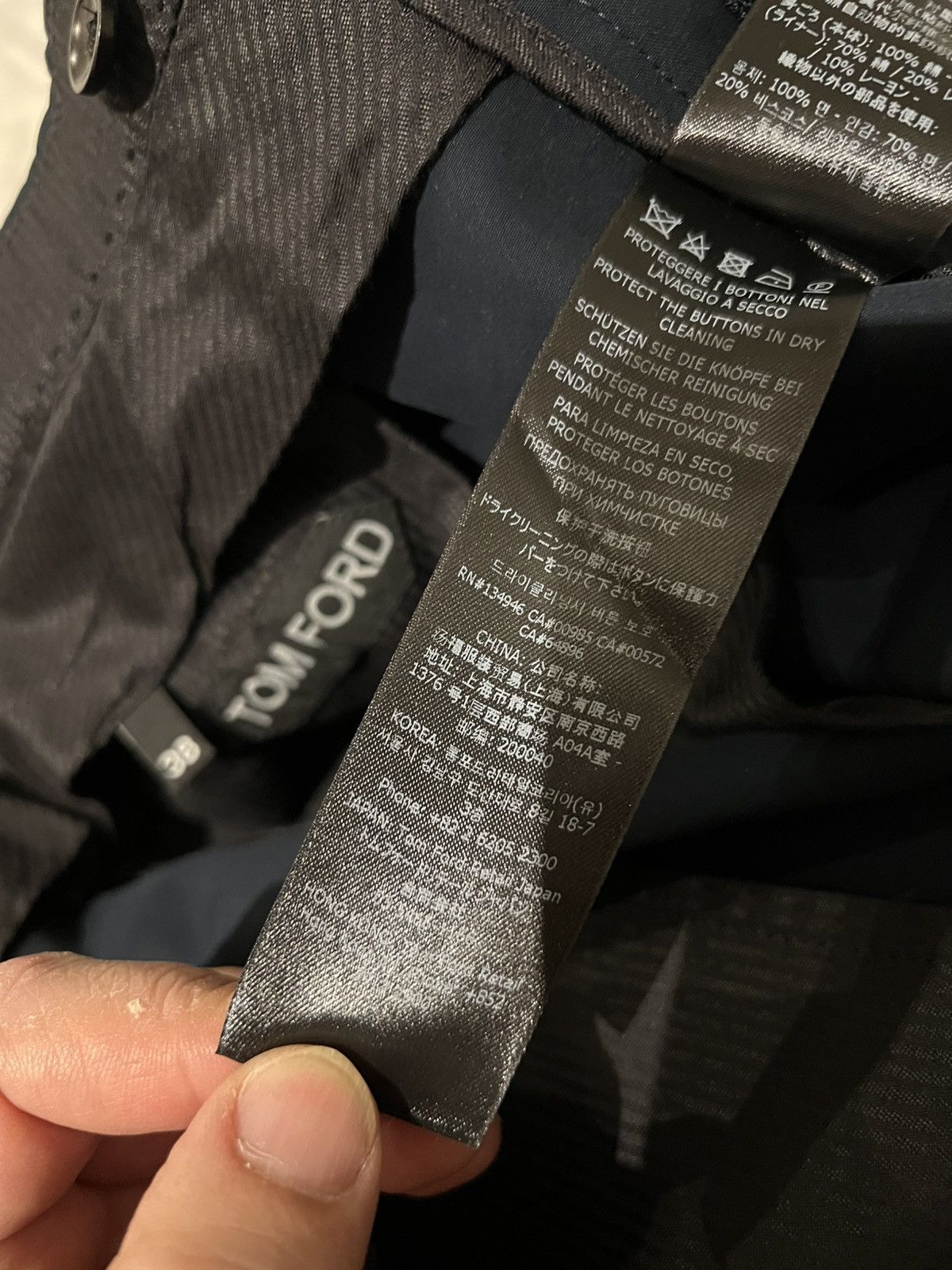 Tom Ford TOM FORD Double Cotton Satin Semi Sartorial Pants 38 Patrol Size US 43 - 19 Thumbnail