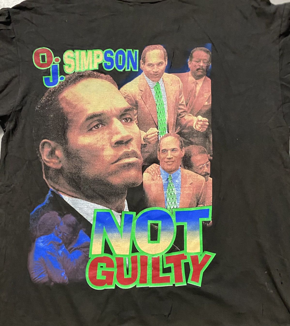 Vintage DRY ROT VINTAGE 90s OJ SIMPSON NOT GUILTY Size US XXL / EU 58 / 5 - 6 Thumbnail