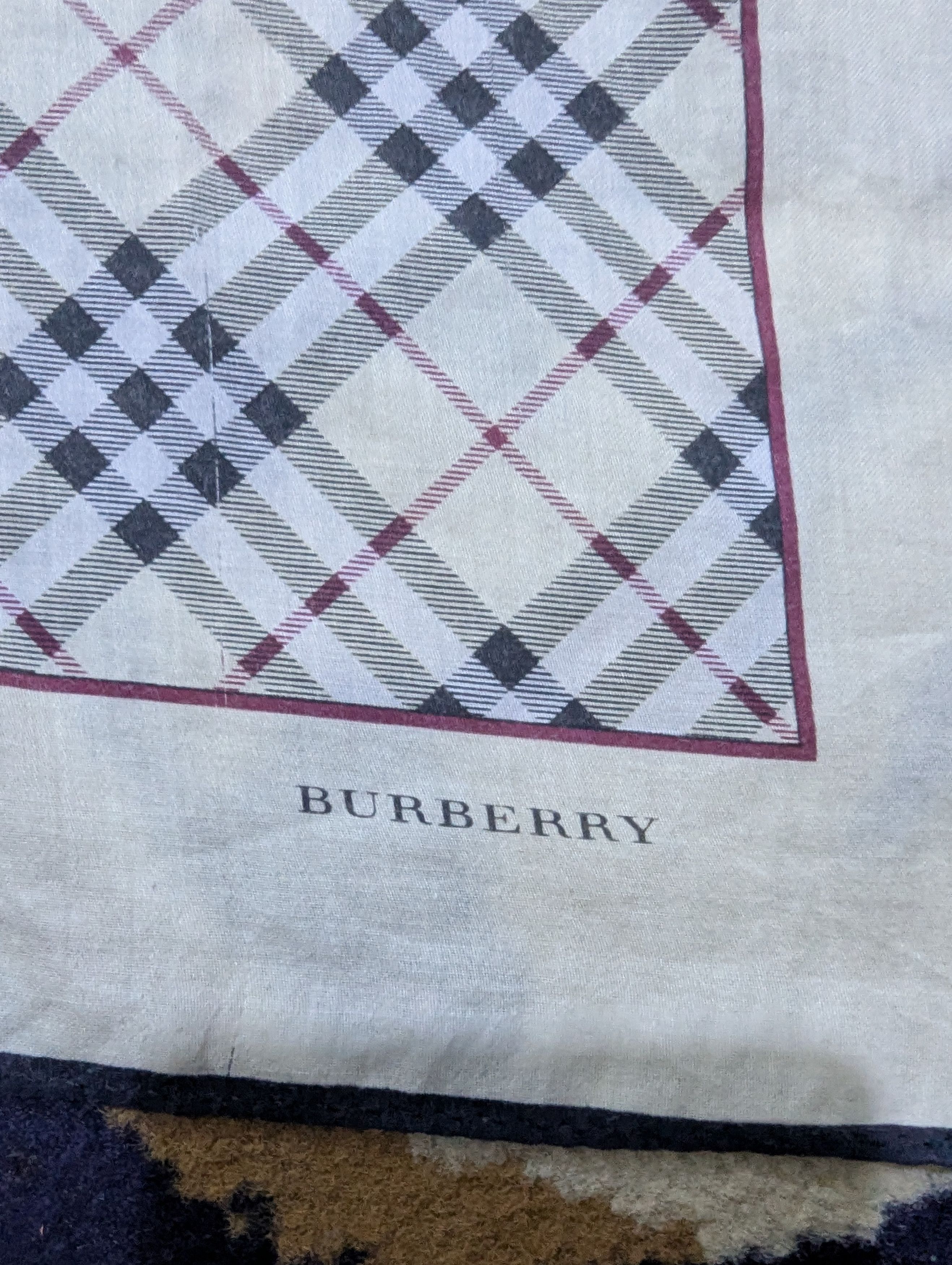 Burberry × Vintage Burberry scarf Size ONE SIZE - 2 Thumbnail