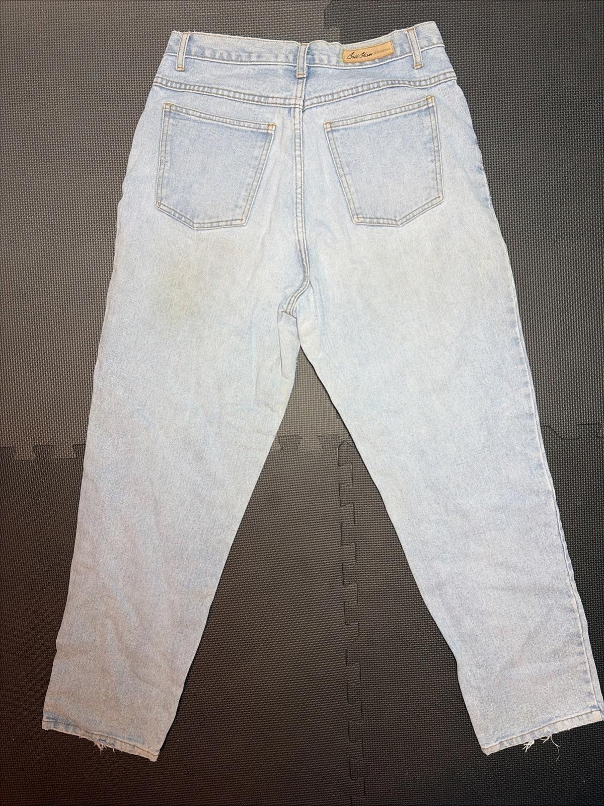 Bill Blass VINTAGE Bill Bass Blue Jeans High Waist Easy Fit Retro 90s Size 32" / US 10 / IT 46 - 5 Thumbnail