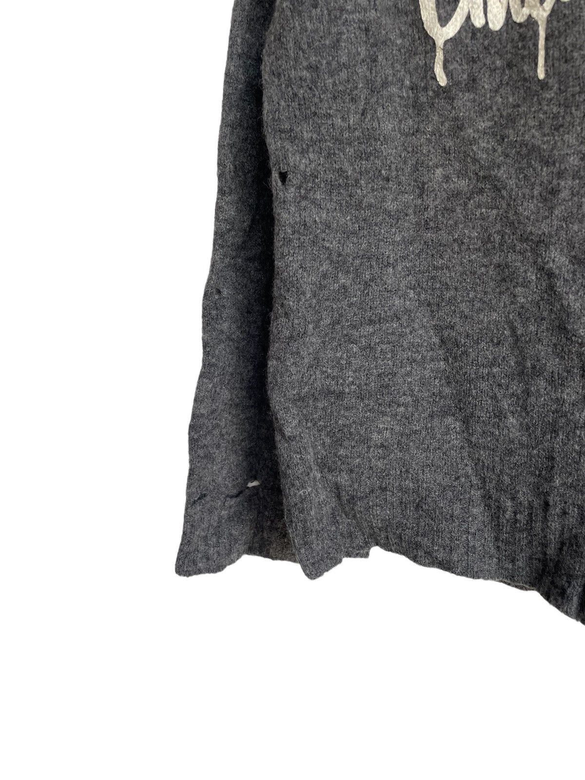 Hysteric Glamour × Le Grande Bleu (L.G.B.) Old Hysteric Heavy "Underground" Distressed Wool Knitwear Size US M / EU 48-50 / 2 - 6 Thumbnail