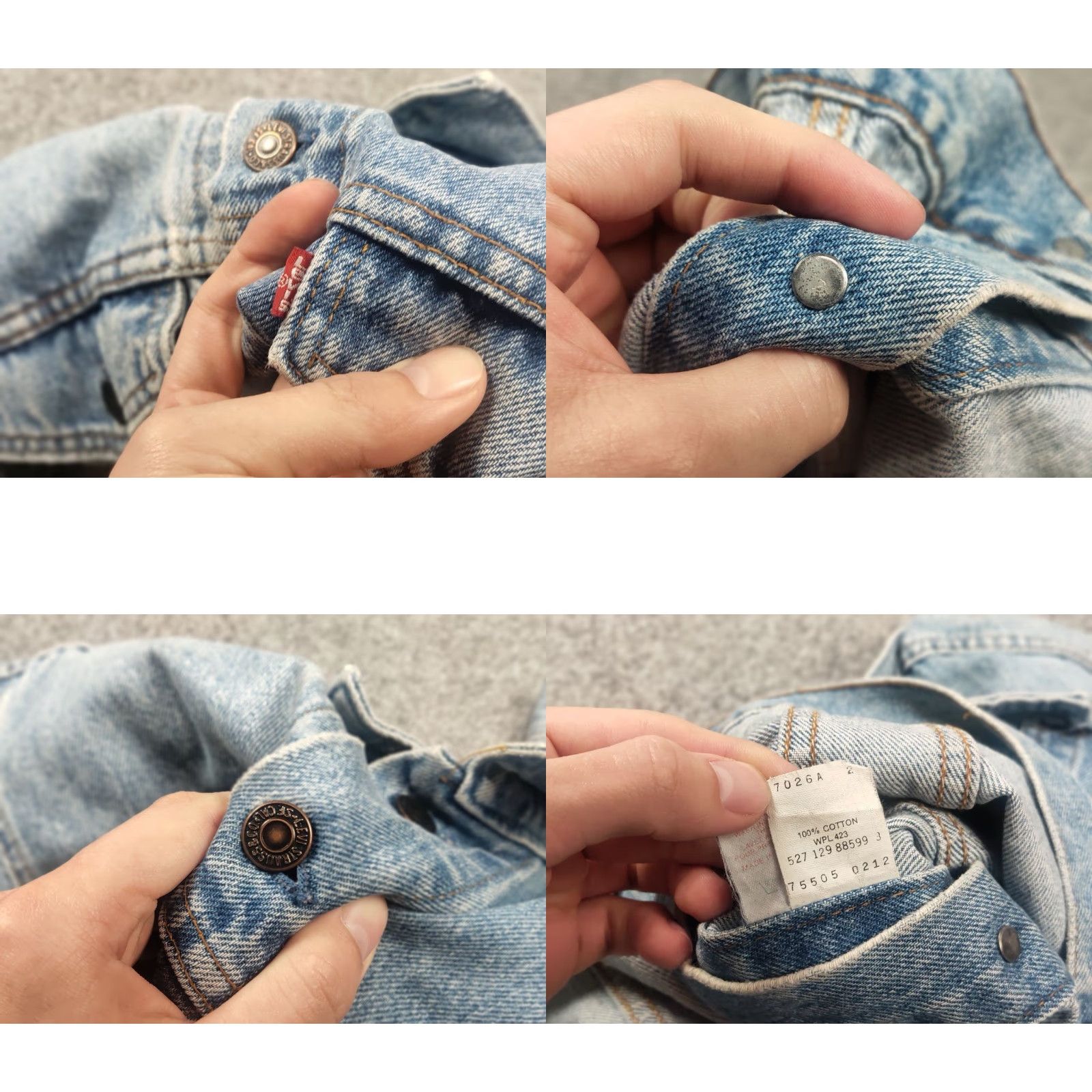 Levi's VINTAGE Levi's Trucker Jacket Denim Blue 70s USA Made 75505 0212 M Blue Denim Jacket Mens 70s USA Trucker 75505 0212 Size US M / EU 48-50 / 2 - 10 Thumbnail