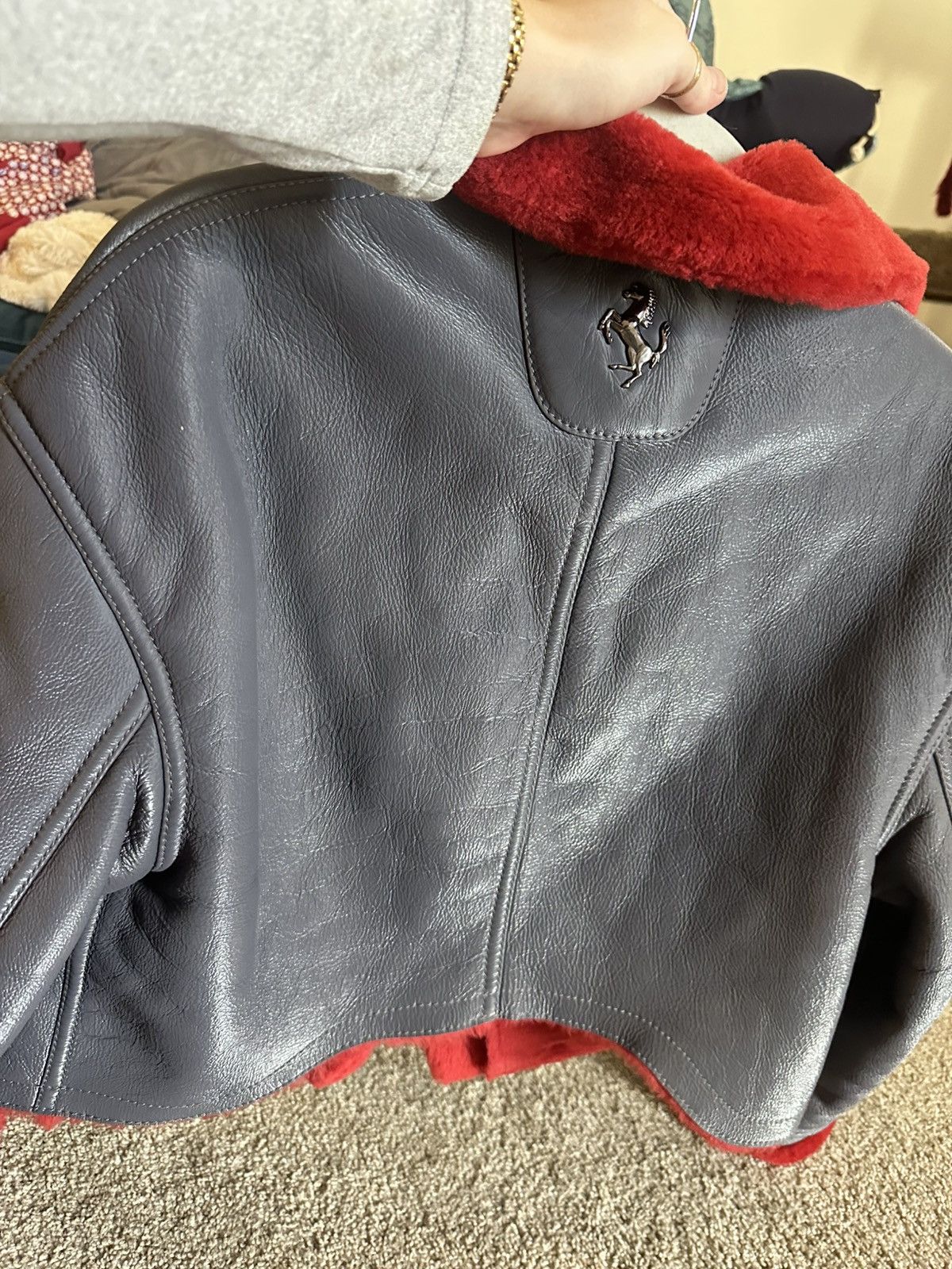 Ferrari Authentic Ferrari Leather Jacket Size XS / US 0-2 / IT 36-38 - 3 Thumbnail