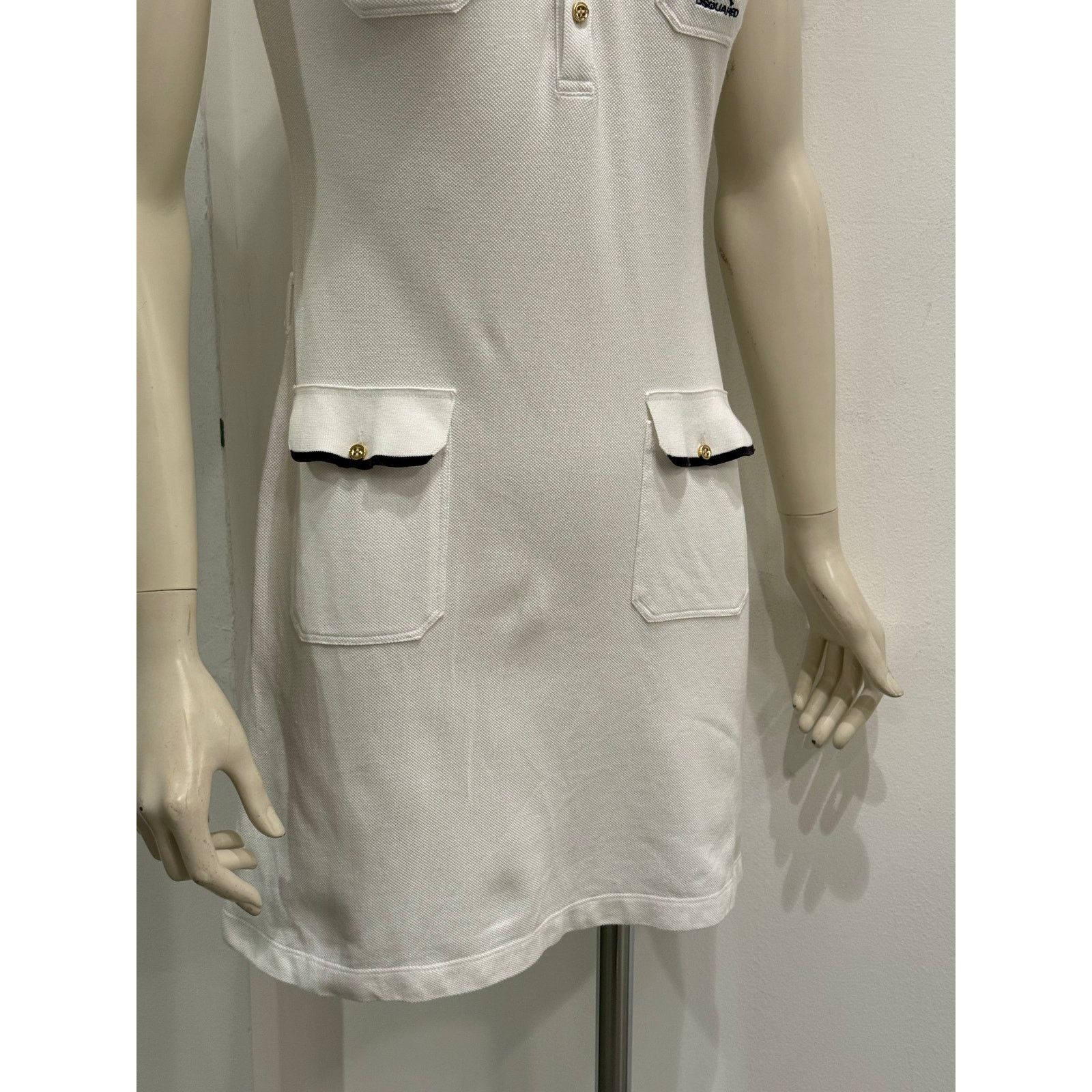 Dsquared2 S/S2009 Dsquared2 tennis polo style mini dress Size M / US 6-8 / IT 42-44 - 6 Thumbnail