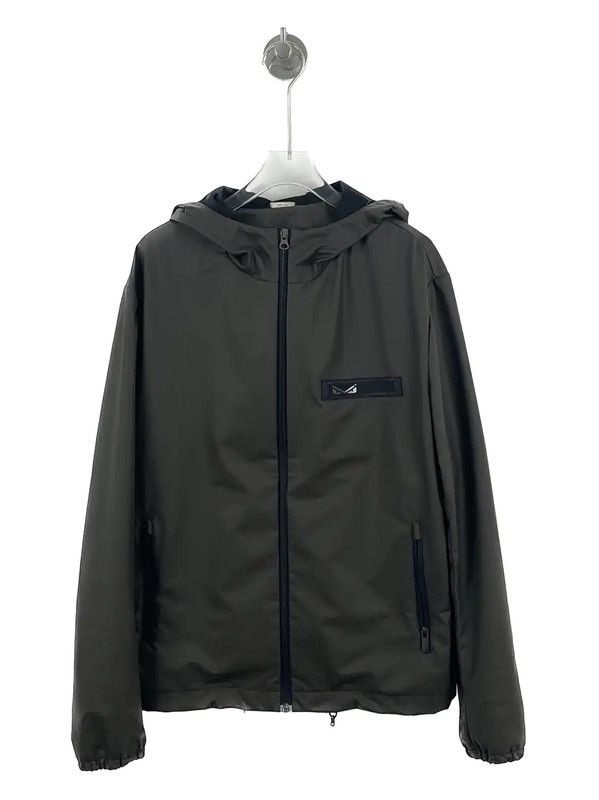 Fendi Fendi Men's Hooded Jacket in Green 0089 Size US M / EU 48-50 / 2 - 1 Thumbnail