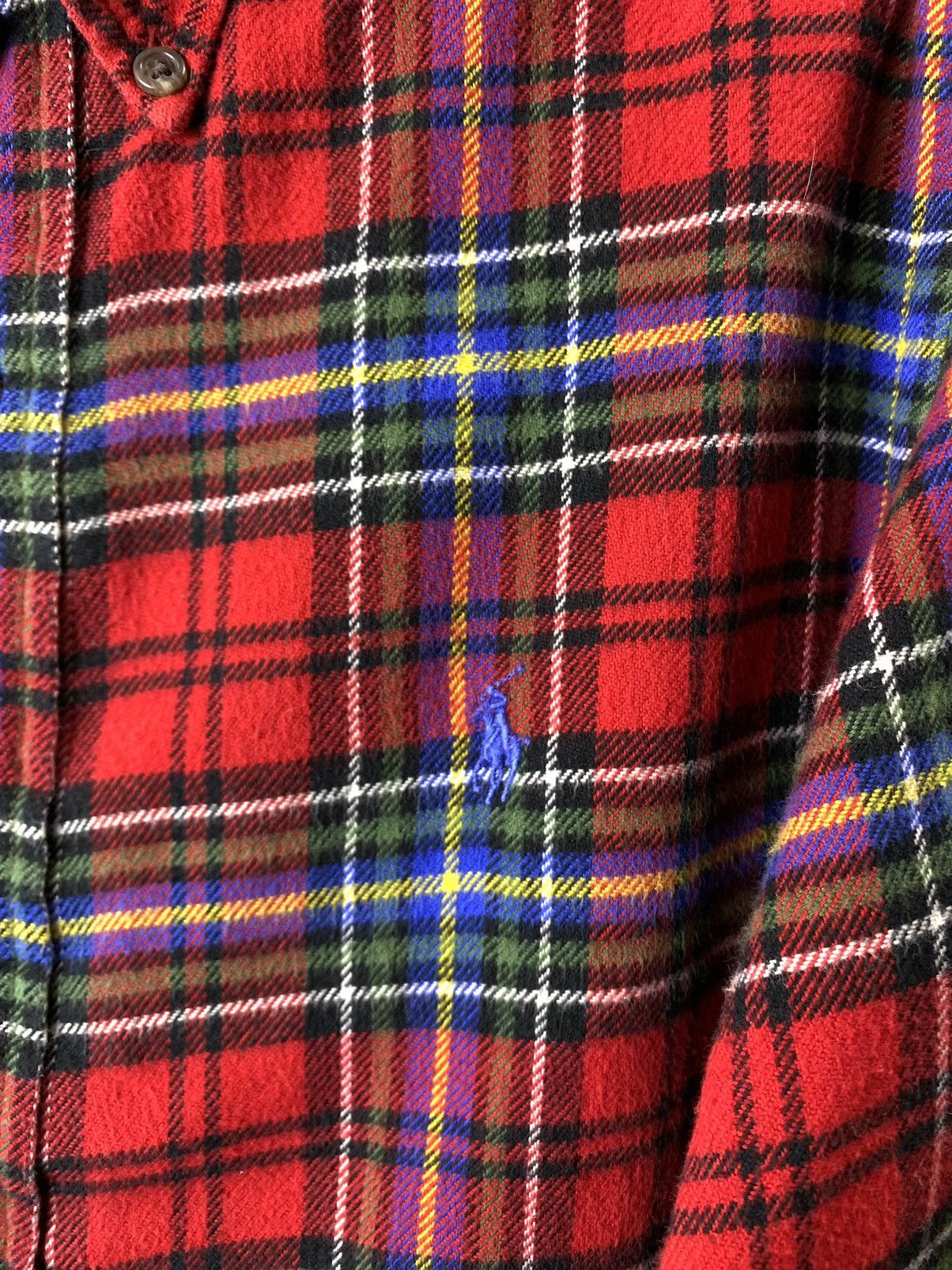 Polo Ralph Lauren 90’s Vintage Polo Ralph Lauren Flannel Plaid Checkered Shirt Size US S / EU 44-46 / 1 - 3 Thumbnail