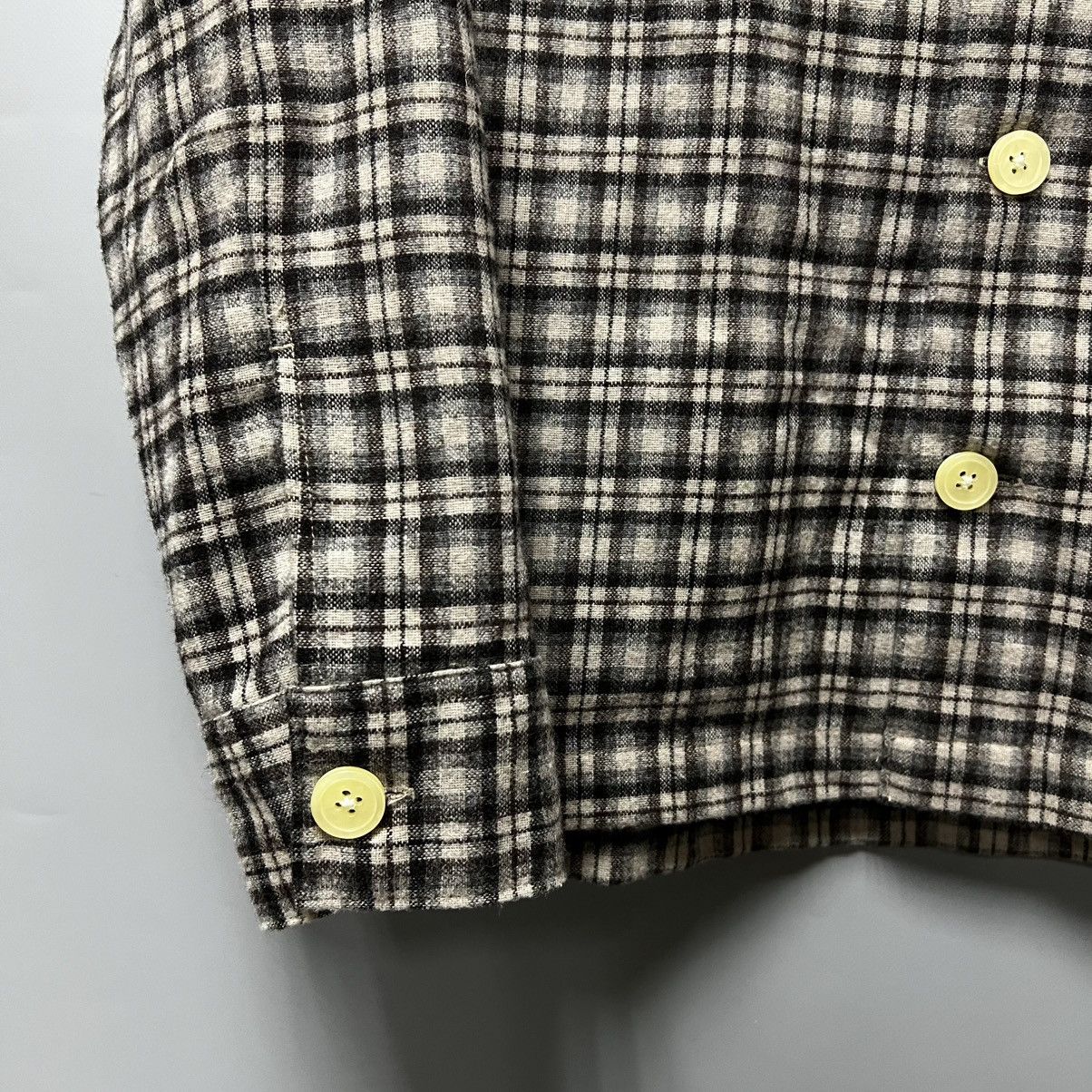 Allsaints AllSaints Burbank Flannel Shirt Button Up Overshirt Size US M / EU 48-50 / 2 - 6 Thumbnail