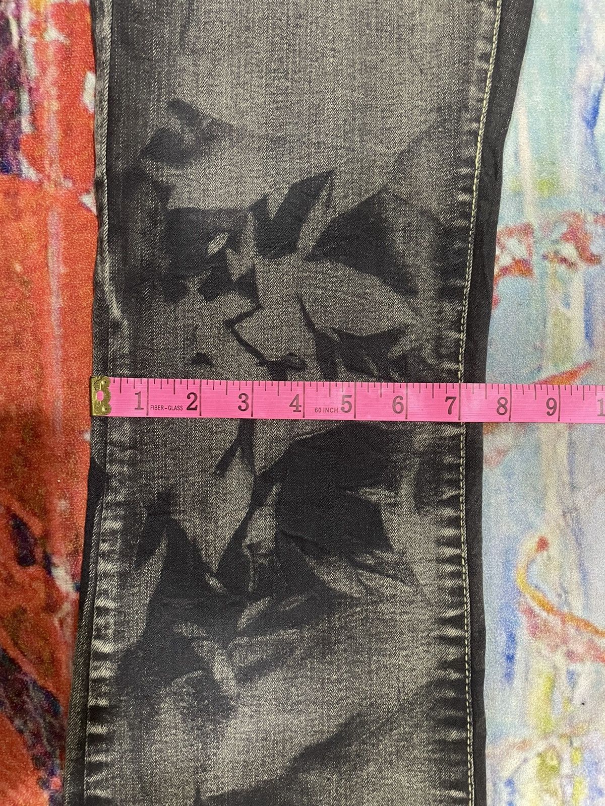 Japanese Brand Strawberry Leaves LGB Style Flare Denim Pants Size US 26 / EU 42 - 11 Thumbnail