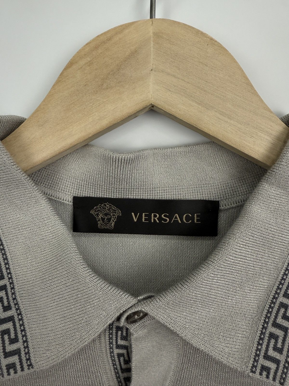 Versace 🇮🇹 Vintage Gianni Versace Couture Polo T-Shirt Y2K Rare Retro Size US M / EU 48-50 / 2 - 5 Thumbnail