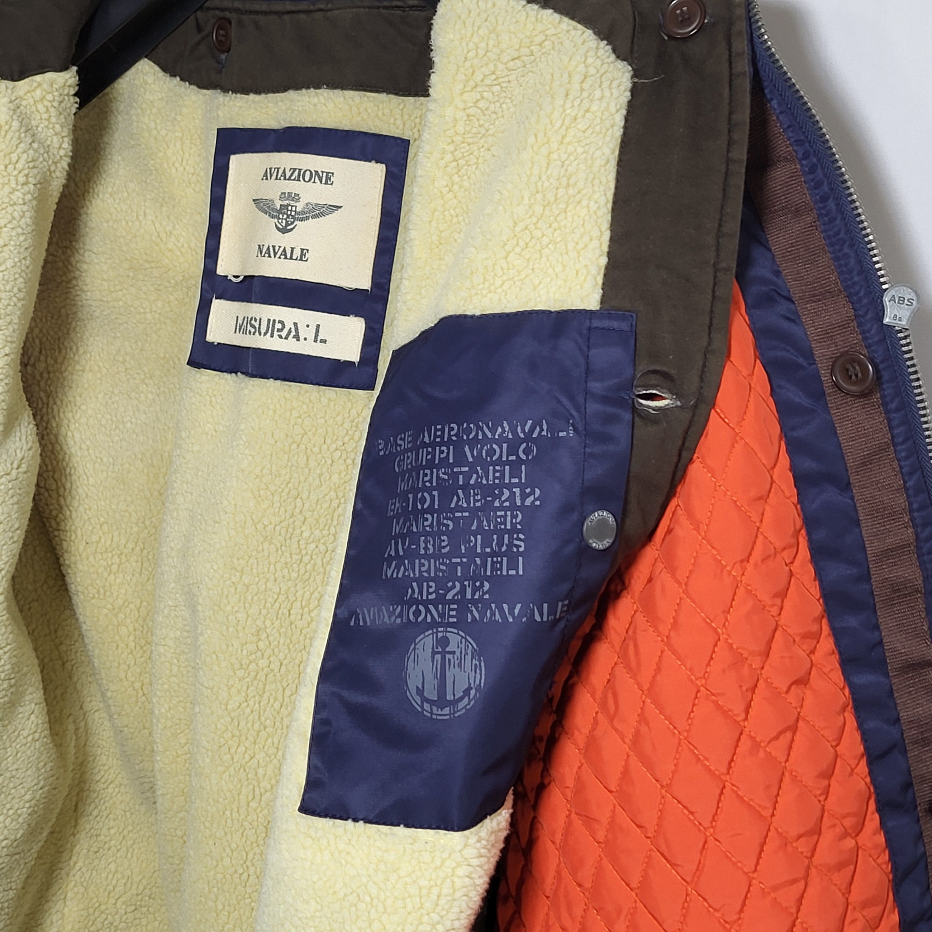 Other Navy Aviazione Navale bomber jacket.Italy.Marina militare. Size US L / EU 52-54 / 3 - 6 Thumbnail