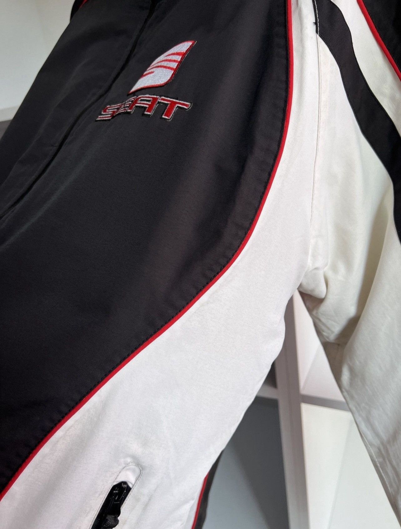 Other Vintage Seat Big Logo Racing Jacket ( Condition 7/10) Size US L / EU 52-54 / 3 - 9 Thumbnail
