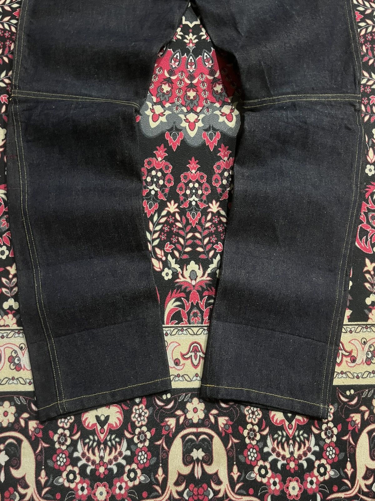Christopher Nemeth ⚡️Designer⚡️Christopher Nemeth Deconstructed Raw Indigo Jeans Size US 30 / EU 46 - 9 Thumbnail