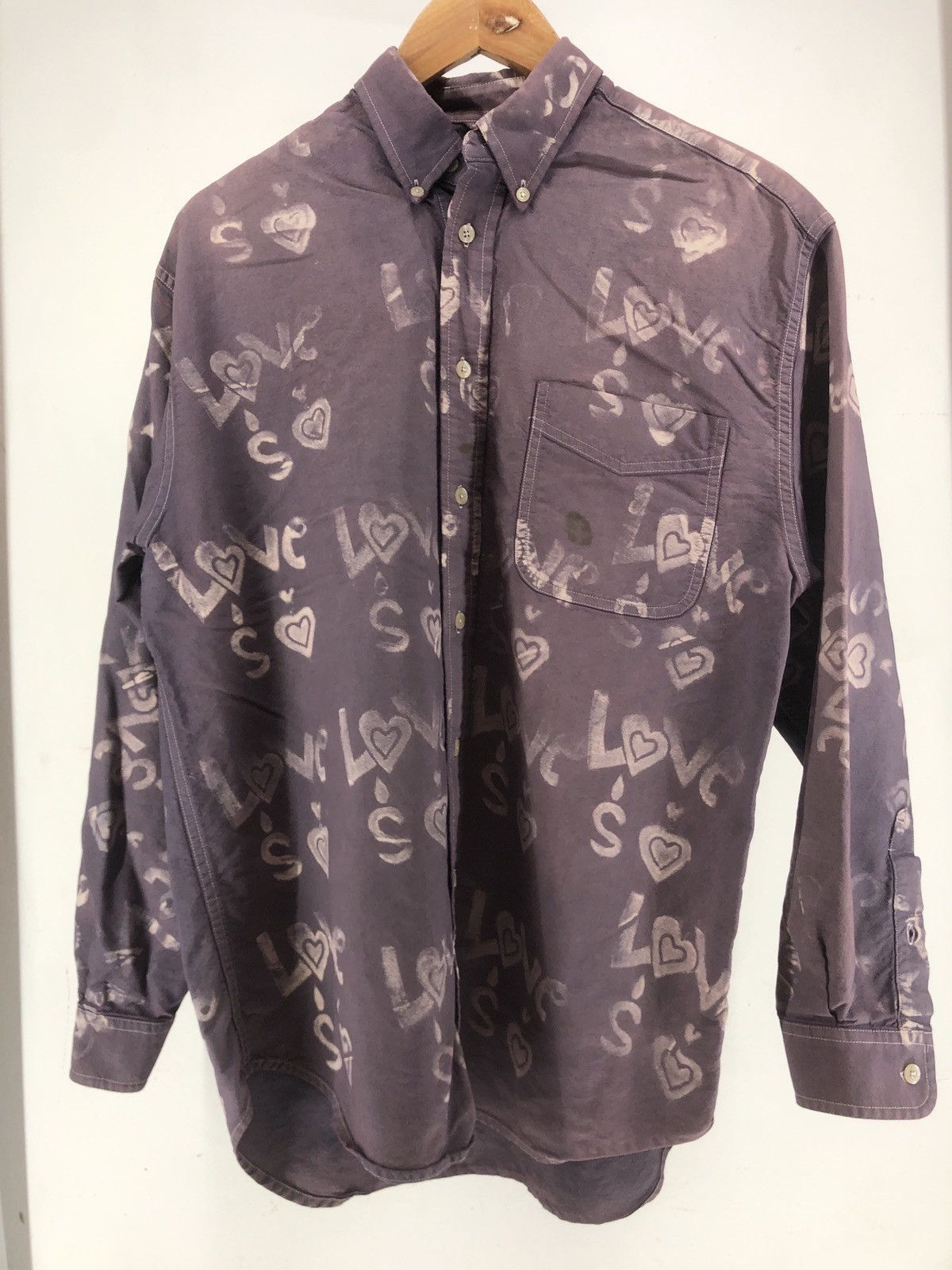 Seditionaries × Vintage Vintage All Over Print AOP LOVE Spellout Trompe L’oeil Size US XL / EU 56 / 4 - 1 Thumbnail