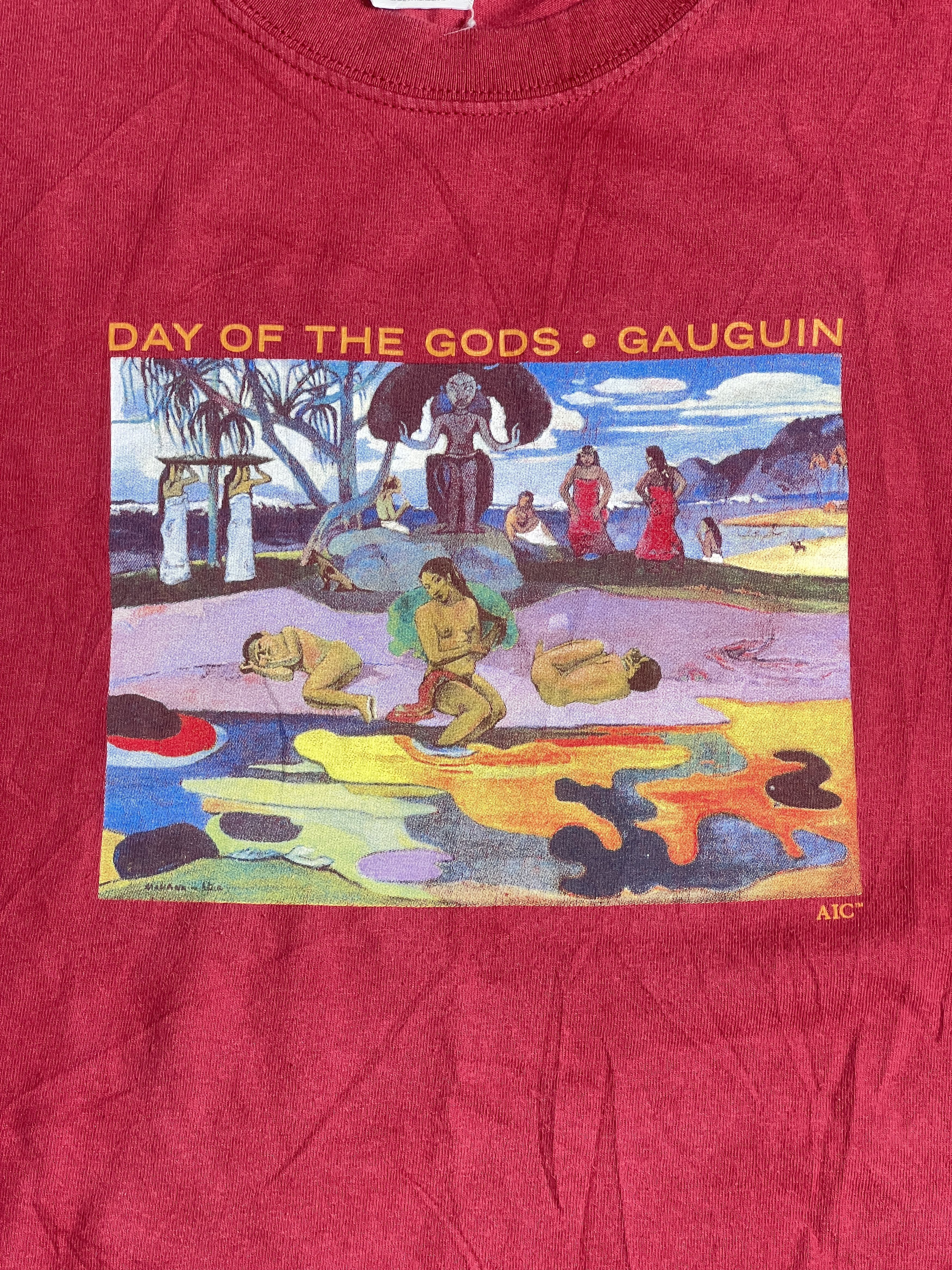 Vintage Vintage Paul Gauguin Day Of The Gods Art Tee (L) GTME485 Size US L / EU 52-54 / 3 - 2 Thumbnail