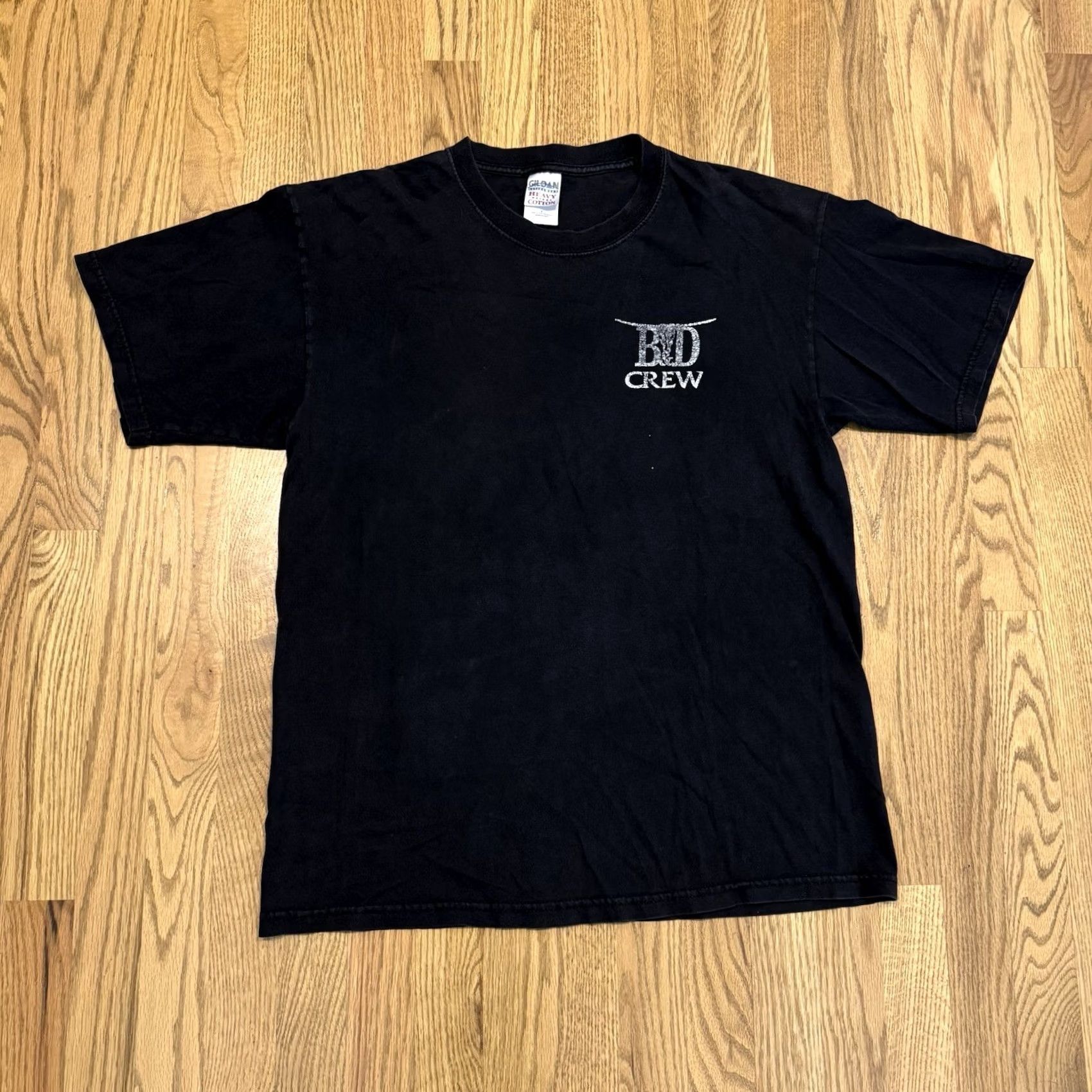 Gildan VINTAGE Brooks And Dunn CREW T Shirt XL Concert Country Tour Black Crew Neck T-Shirt Mens 90s Band Music Gildan Cotton Short Sleeve Rarely Worn Size US XL / EU 56 / 4 - 3 Thumbnail