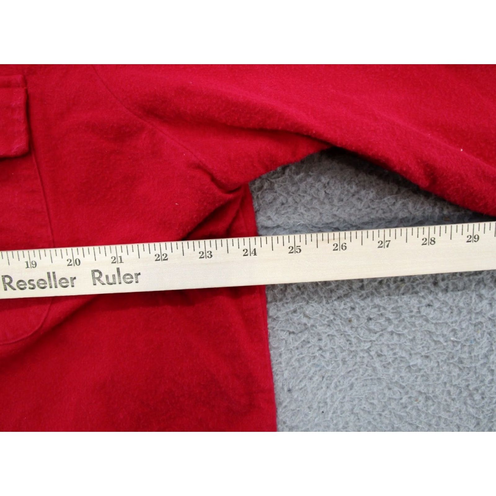 Vintage Backpacker VTG 90's Red Chamois Button Up Flannel Shirt Heavy LS Outdoor Read Shirt Mens L Red Flannel Button-Up Outdoor Vintage non Size US L / EU 52-54 / 3 - 5 Thumbnail