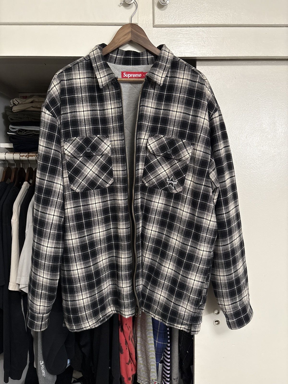 ク*キ様 Supreme Cheetah Pile Zip Up Shirt Supreme Cheetah Pile Zip Up Shirt Fw17 Black Leopard | Grailed