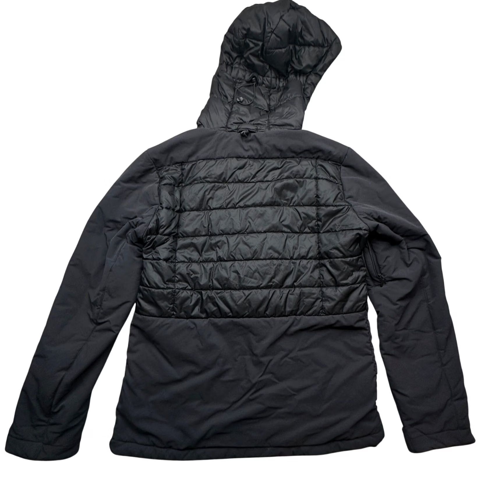 Vintage LL Bean Rangeley Primaloft Fill Ski Hooded Jacket Men Medium Nylon Quilted Black Jacket Mens M Skiing Long Zip Hooded Pockets Zipper Size US M / EU 48-50 / 2 - 2 Thumbnail