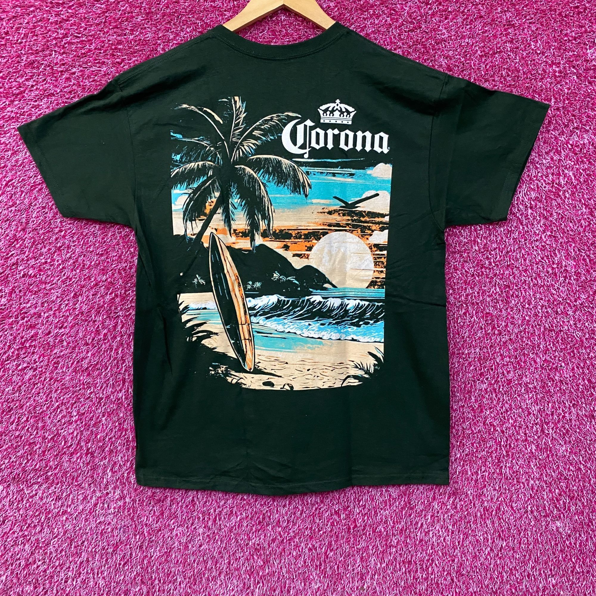 Other Corona Extra Promo Island Time Green T-Shirt large Size US L / EU 52-54 / 3 - 4 Thumbnail