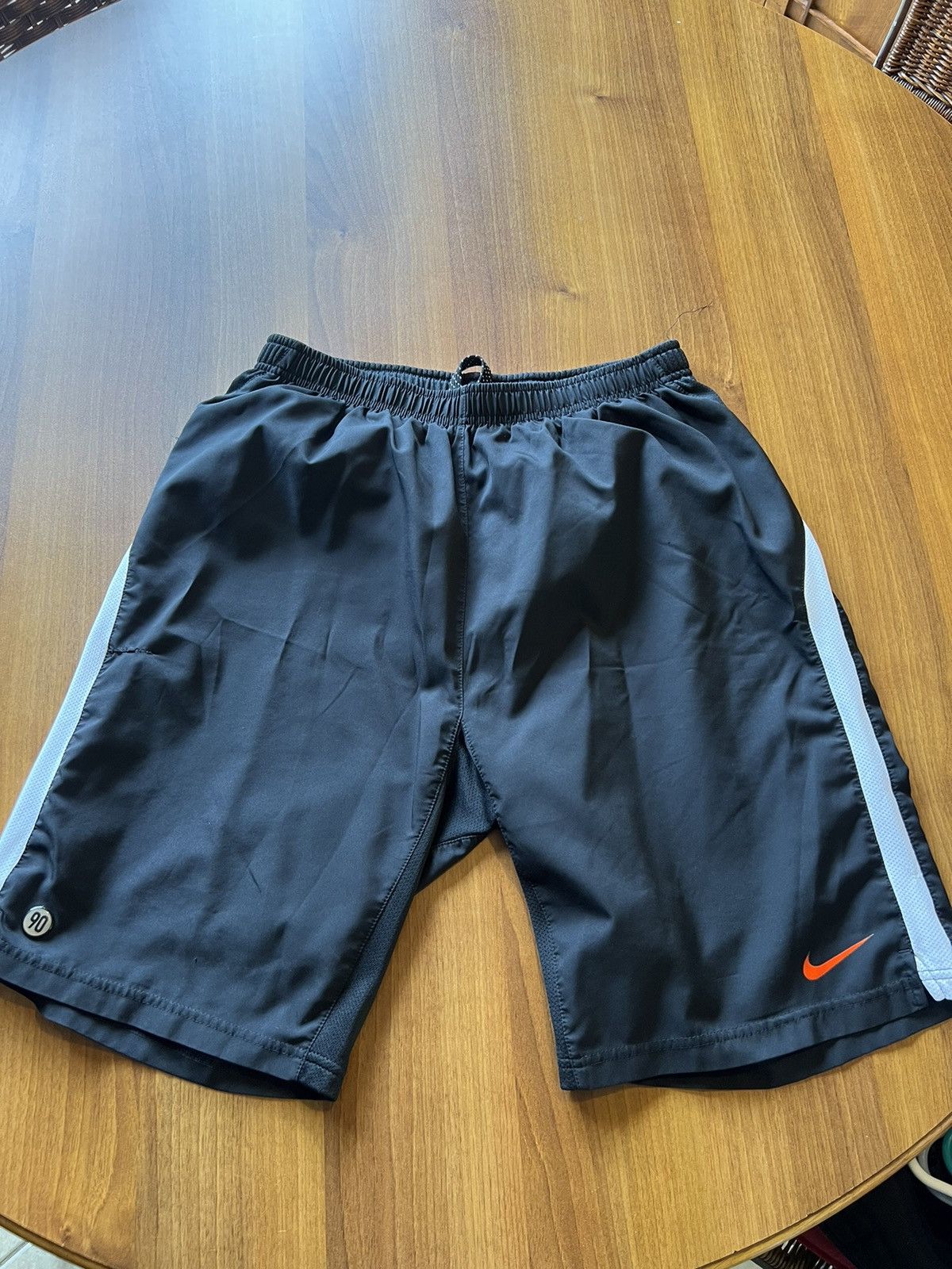 image of Nike Vintage Total 90 Training Shorts in Black, Men's (Size 35)