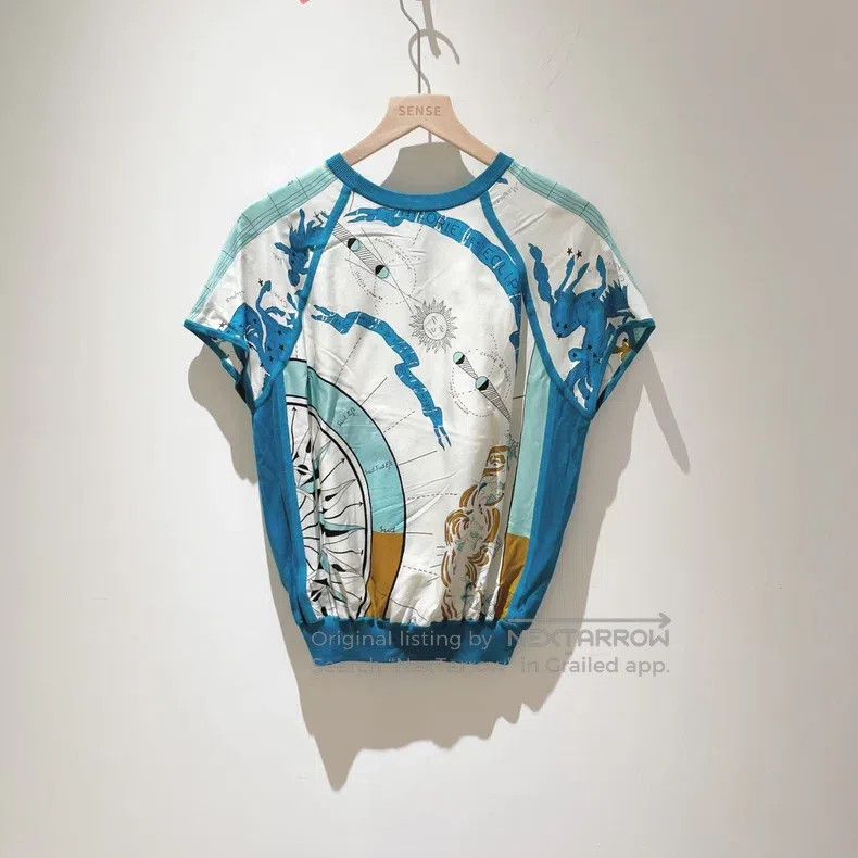 Hermes Hermes Silk short sleeve Size XS / US 0-2 / IT 36-38 - 2 Thumbnail