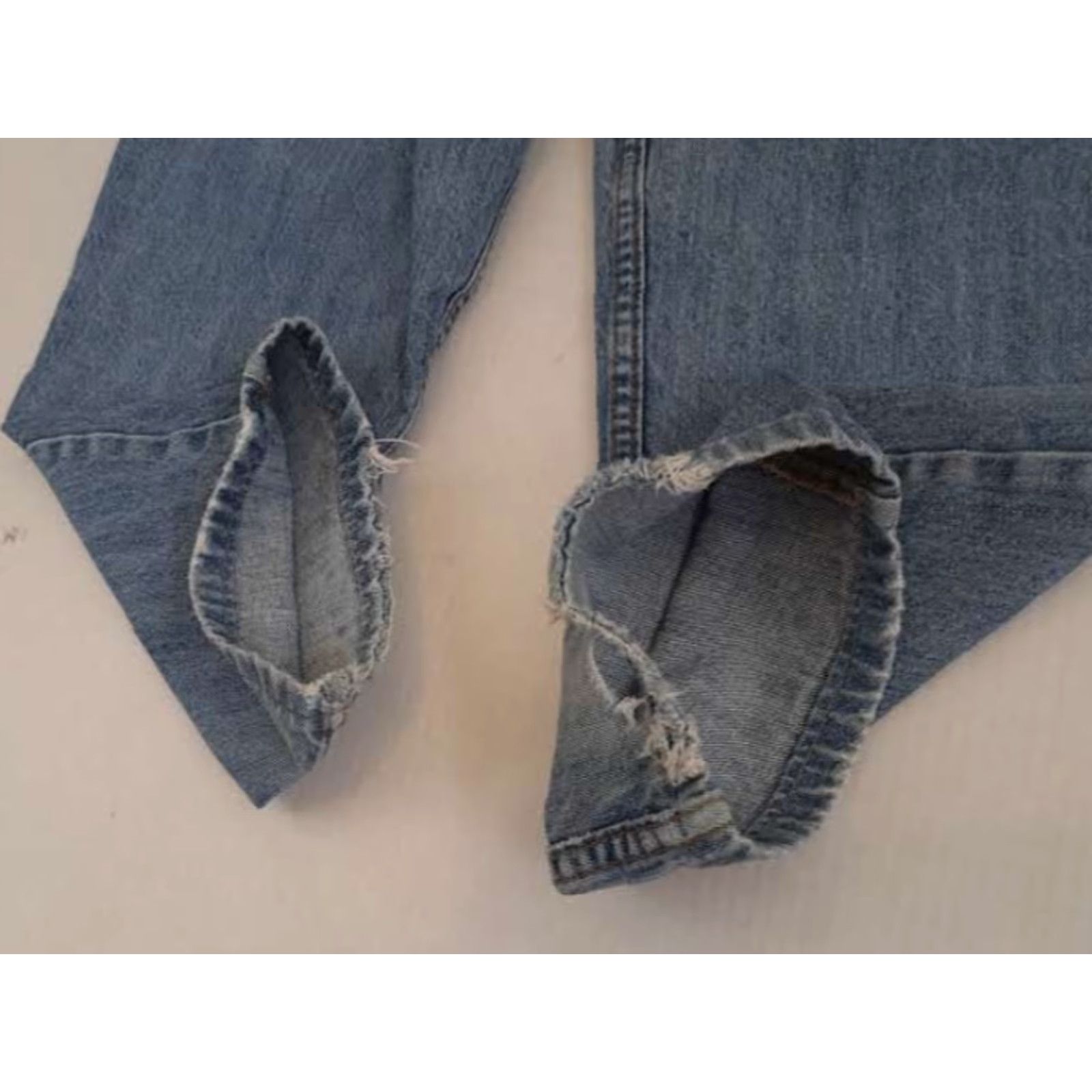 Lands' End VINTAGE Lands' End Jeans Denim Blue 35 Mens Regular 30 Inseam 5-Pocket Cotton Work Straight Pants Sized 35 Blue Size US 35 - 6 Thumbnail