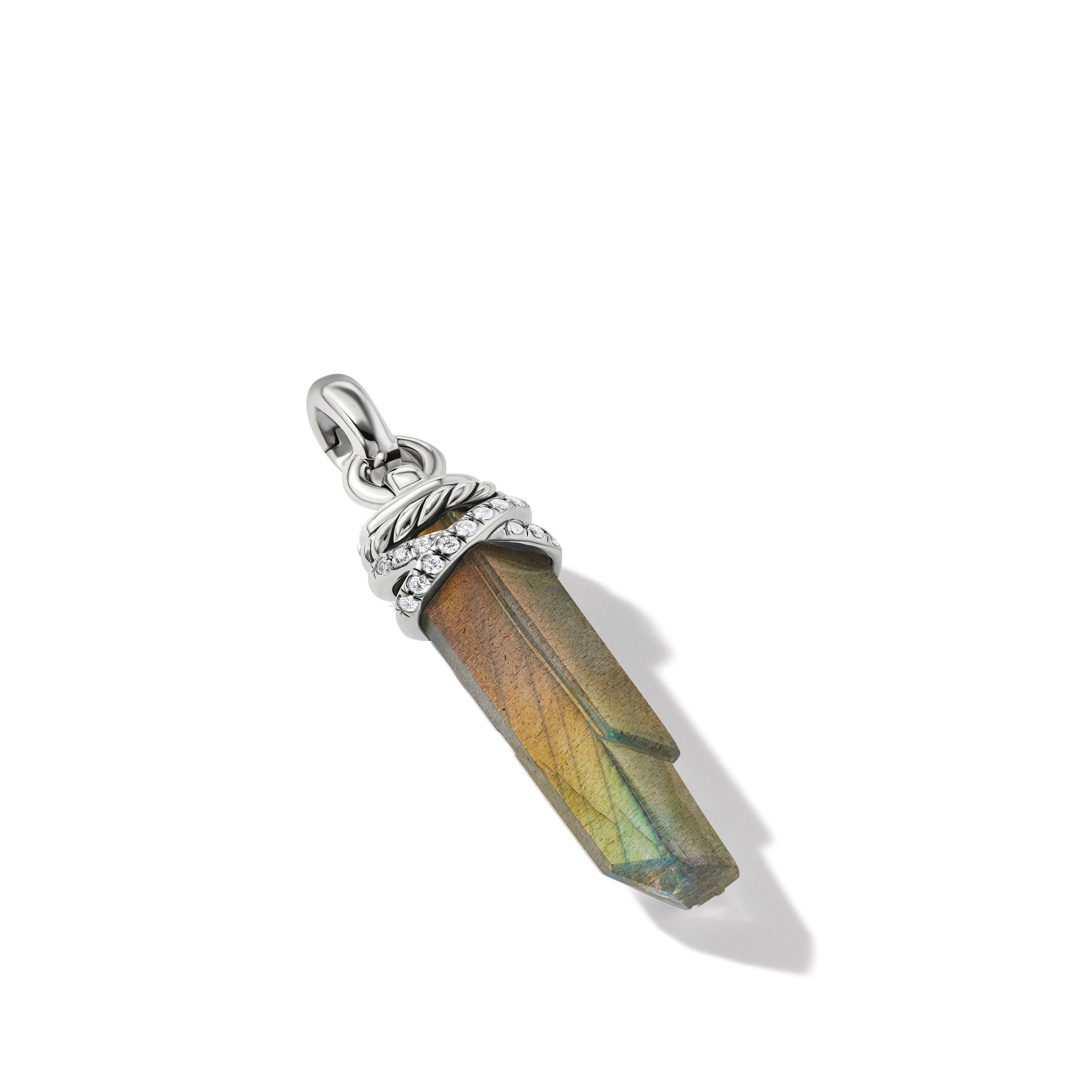 David Yurman o1w1db10526 D17553D Size:9/ Amulet in Silver and Diamonds Size ONE SIZE - 3 Thumbnail