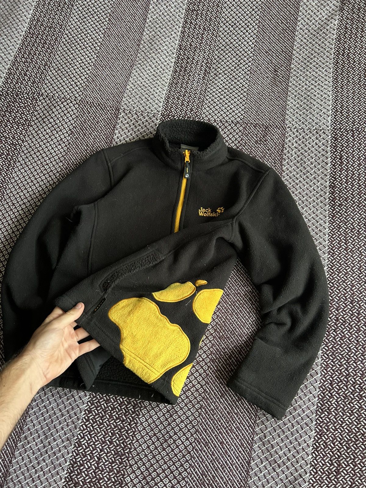 Jack Wolfskin Vintage Jack Wolfskin Fleece Jacket Big Logo Women Size XS/S Size S / US 4 / IT 40 - 3 Thumbnail