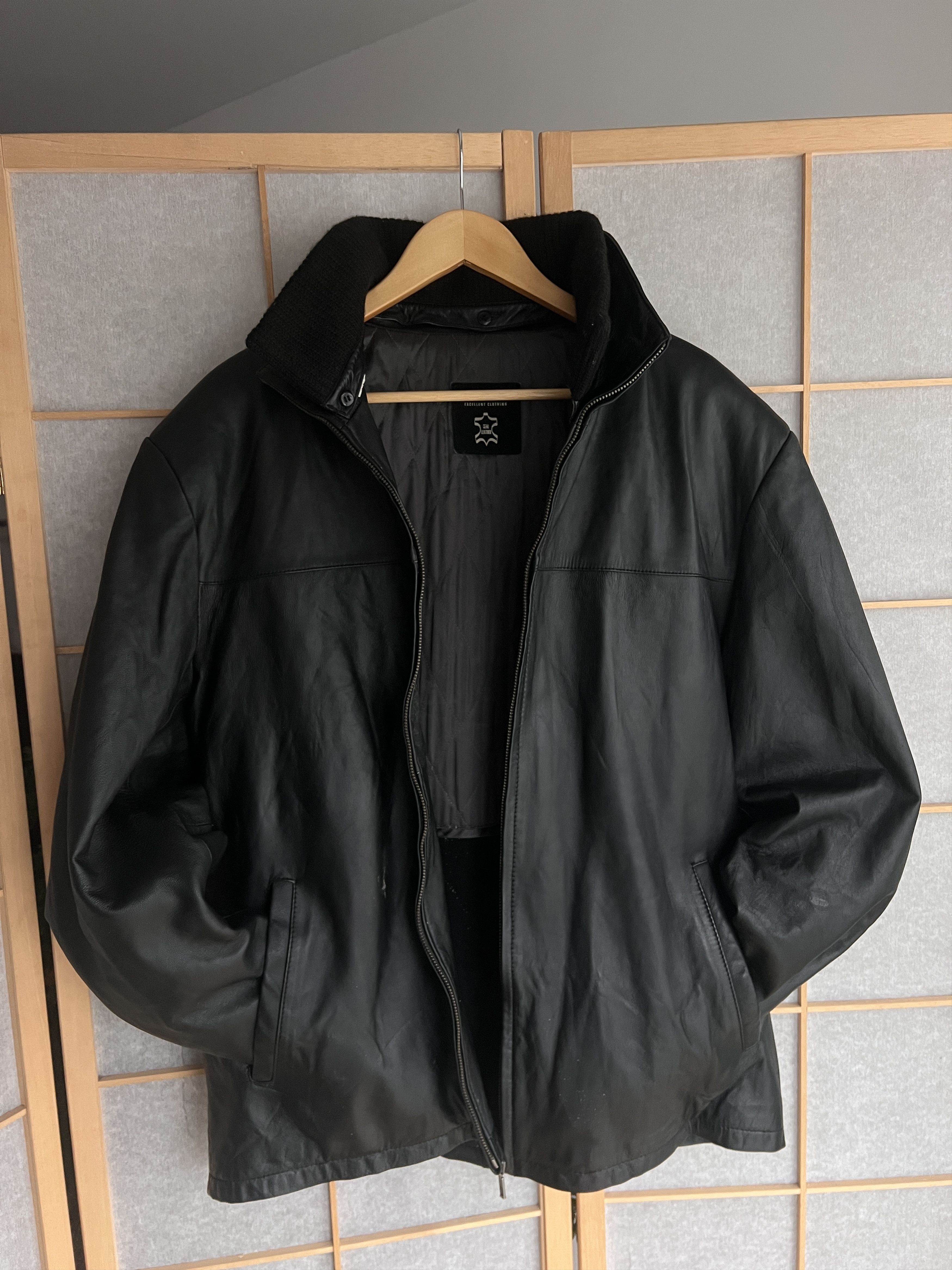 If Six Was Nine The Sopranos vibe VTG 2000s leather jacket coat opium y2k Size US L / EU 52-54 / 3 - 22 Thumbnail