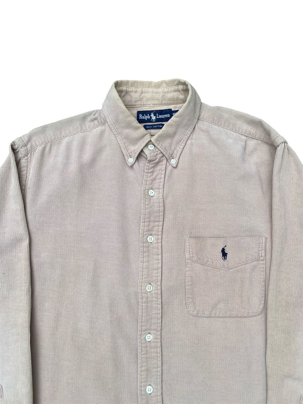 Polo Ralph Lauren Vintage Polo Ralph Lauren Corduroy Shirt Size US XL / EU 56 / 4 - 2 Thumbnail