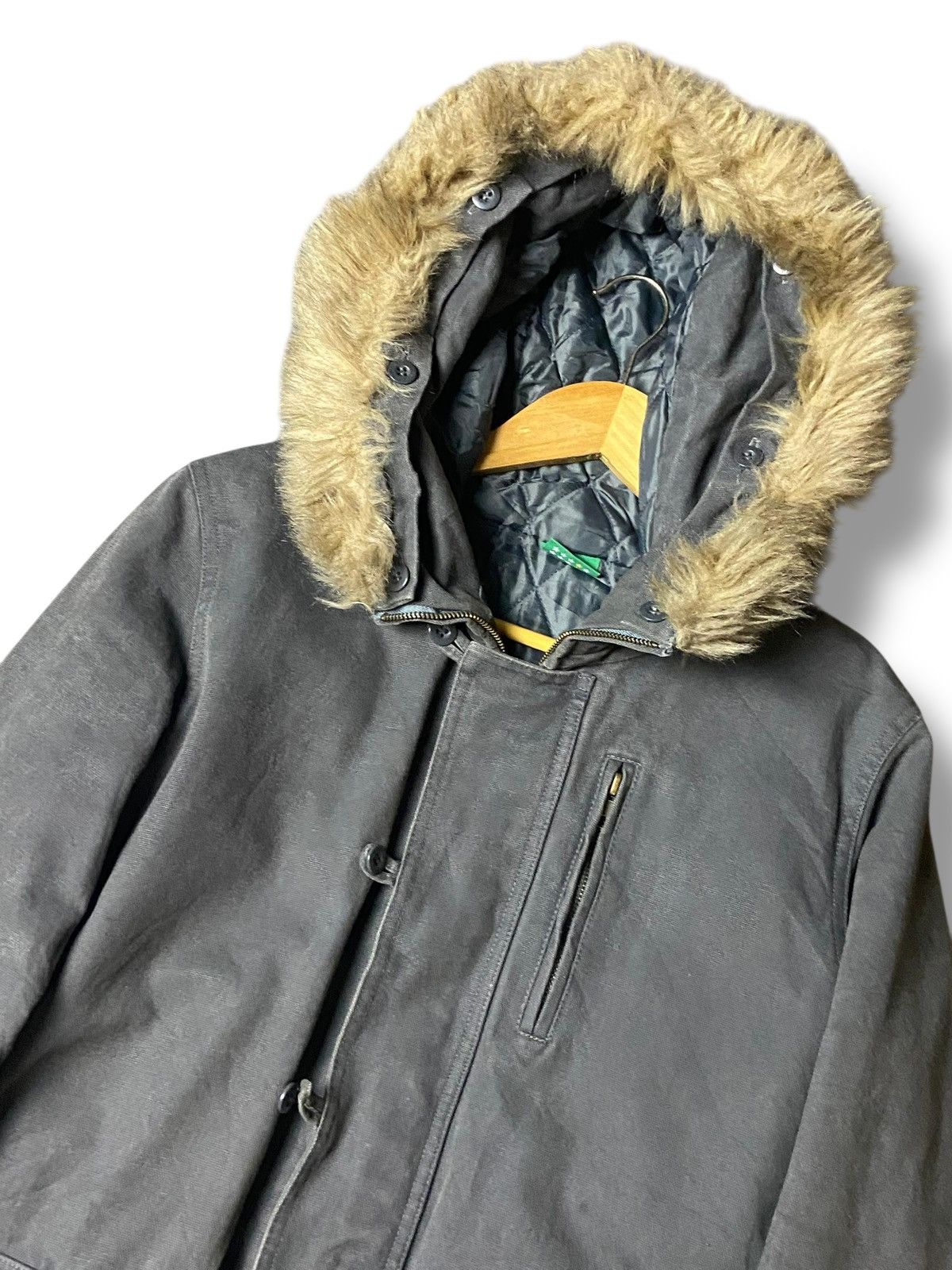Japanese Brand × Vintage REAC Brand Mink Fur Hooded Jacket (127) Size US XXS / EU 40 - 4 Thumbnail