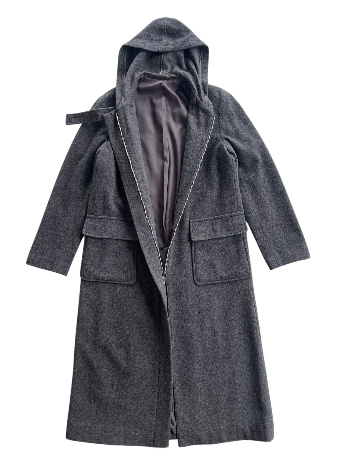 Japanese Brand Comme Ca Boys Hooded Zipper Longcoat Size US S / EU 44-46 / 1 - 3 Thumbnail