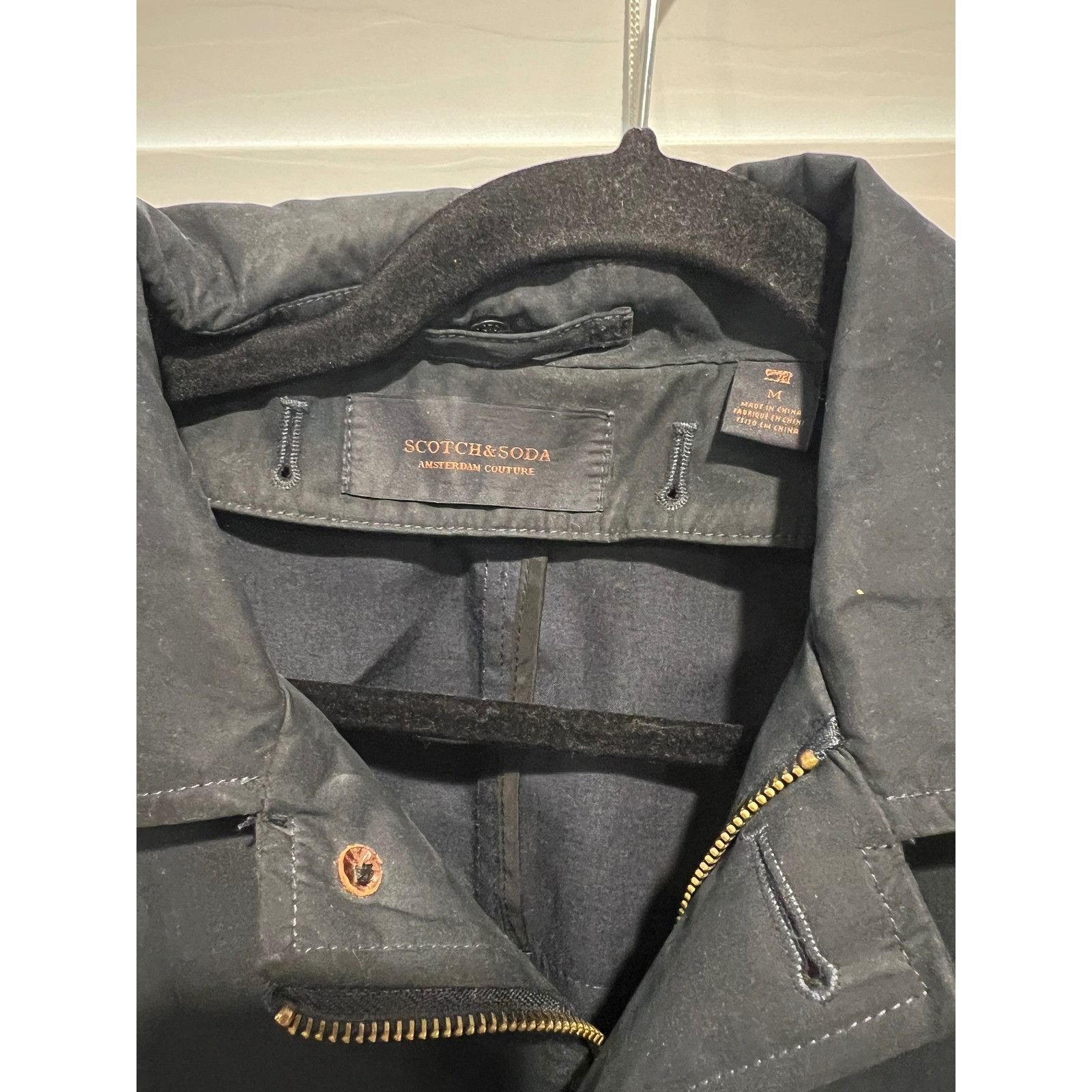 Scotch & Soda Scotch & Soda Amsterdam Couture Jacket Coat Mens Medium Navy Size US M / EU 48-50 / 2 - 3 Thumbnail