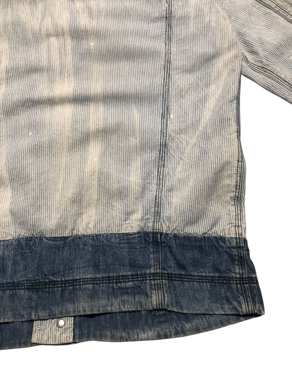 Diesel Diesel Denim Striped Cotton Jacket Shacket Buttons Faded Size US S / EU 44-46 / 1 - 12 Thumbnail
